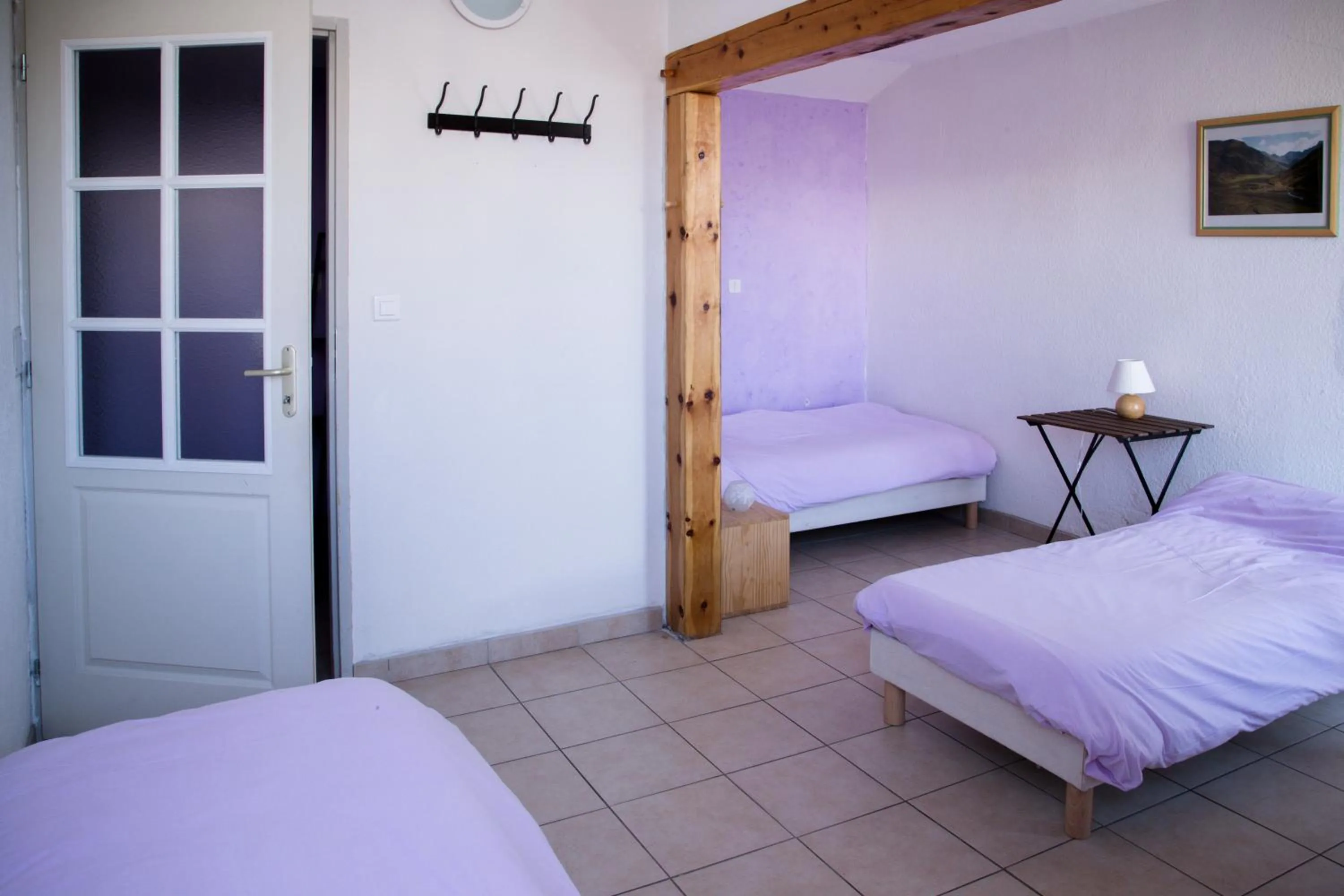 Bed in Gîte Chalet La Vie Sauvage