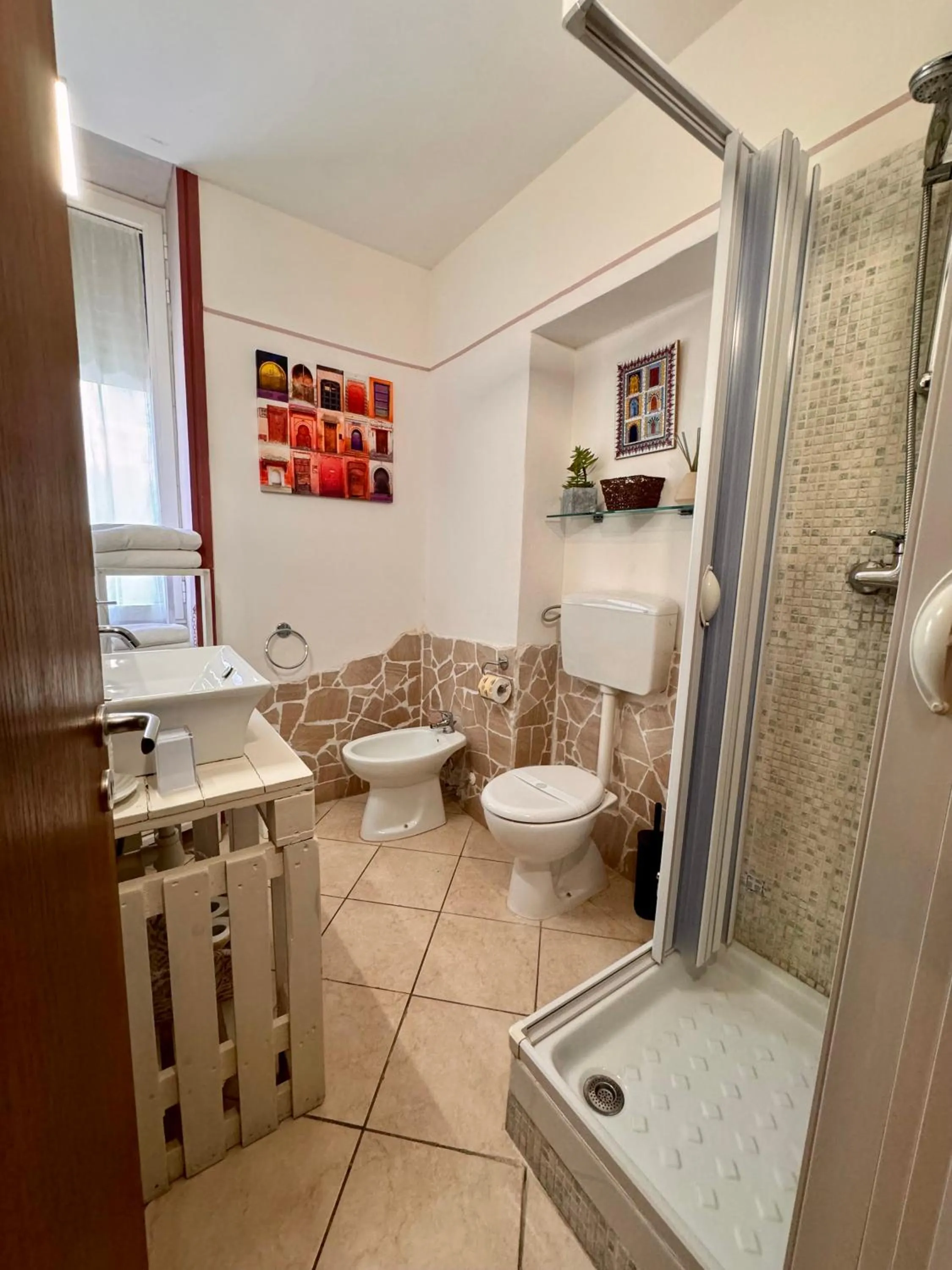 Shower in Aedes B&B Il Giardino dei Sogni