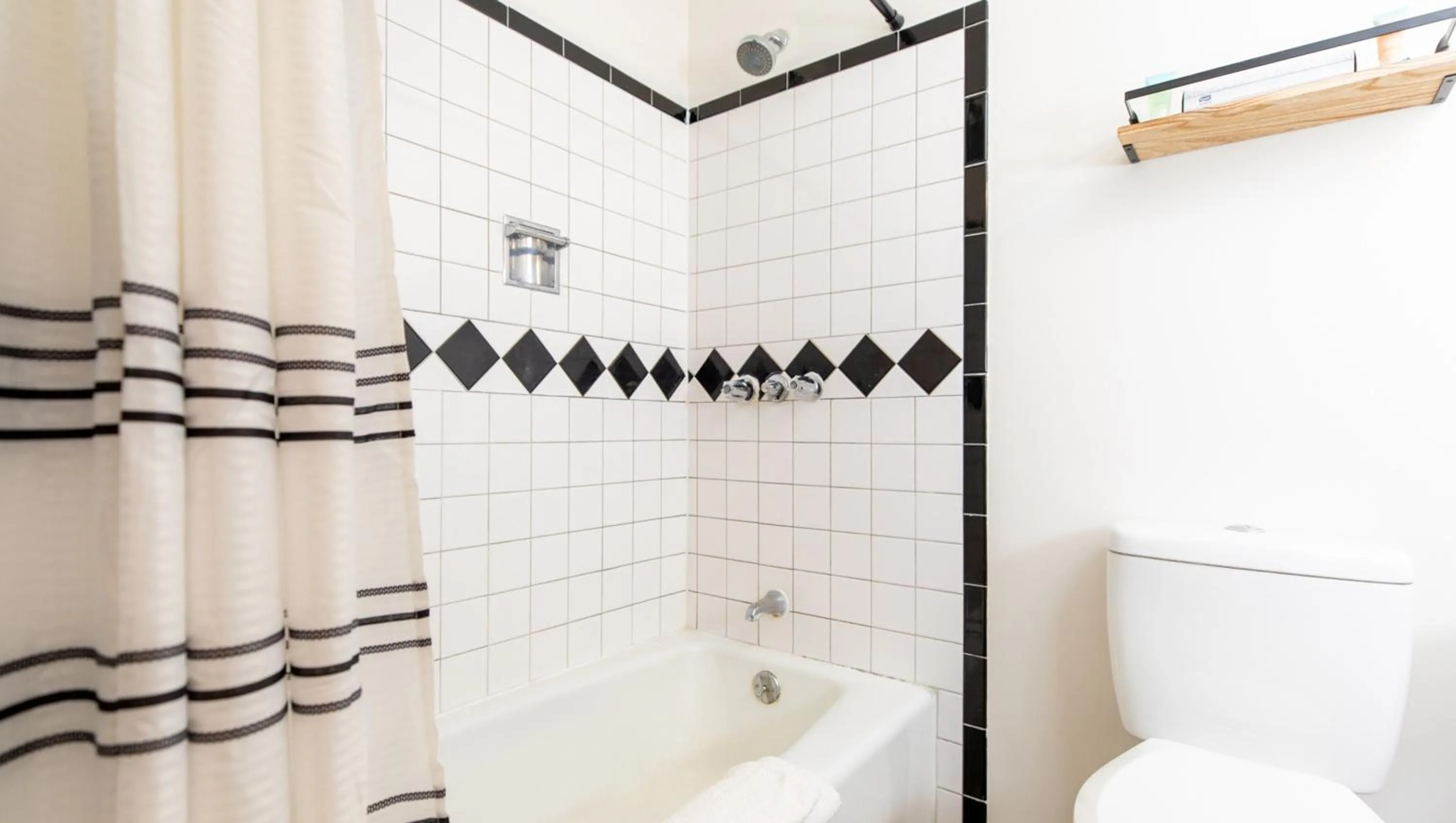 Bathroom in Modern Motel