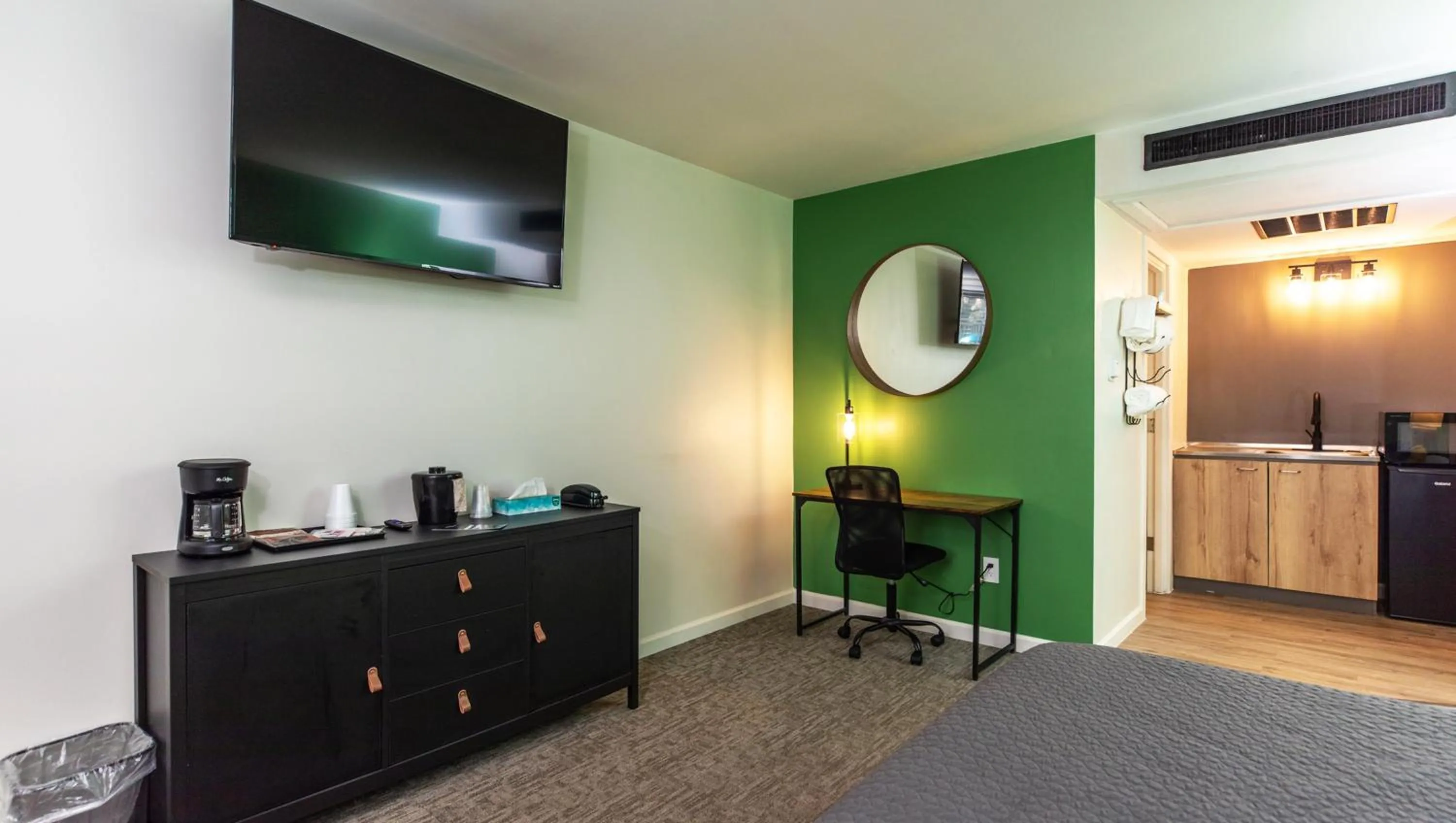 Bedroom in Modern Motel