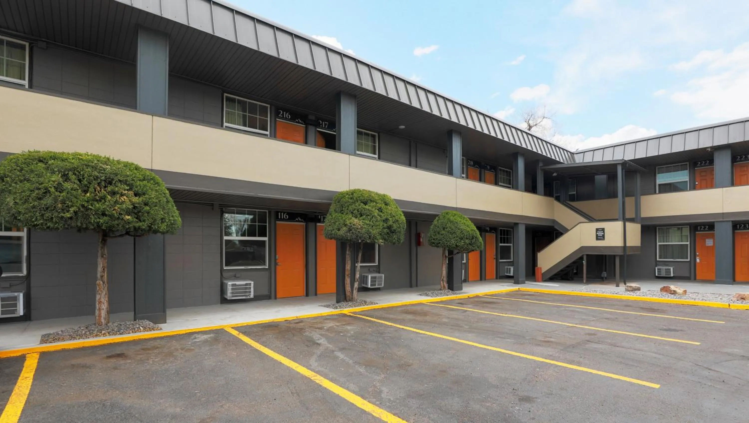 Property building in Modern Motel