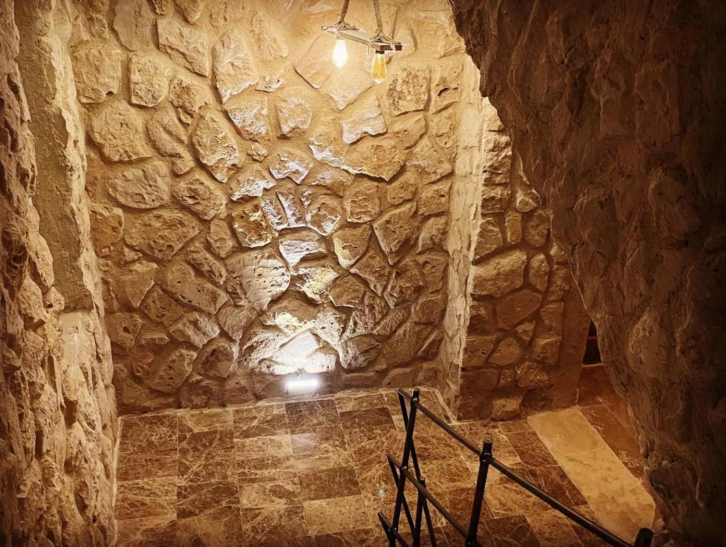 Facade/entrance in Ala Stone House