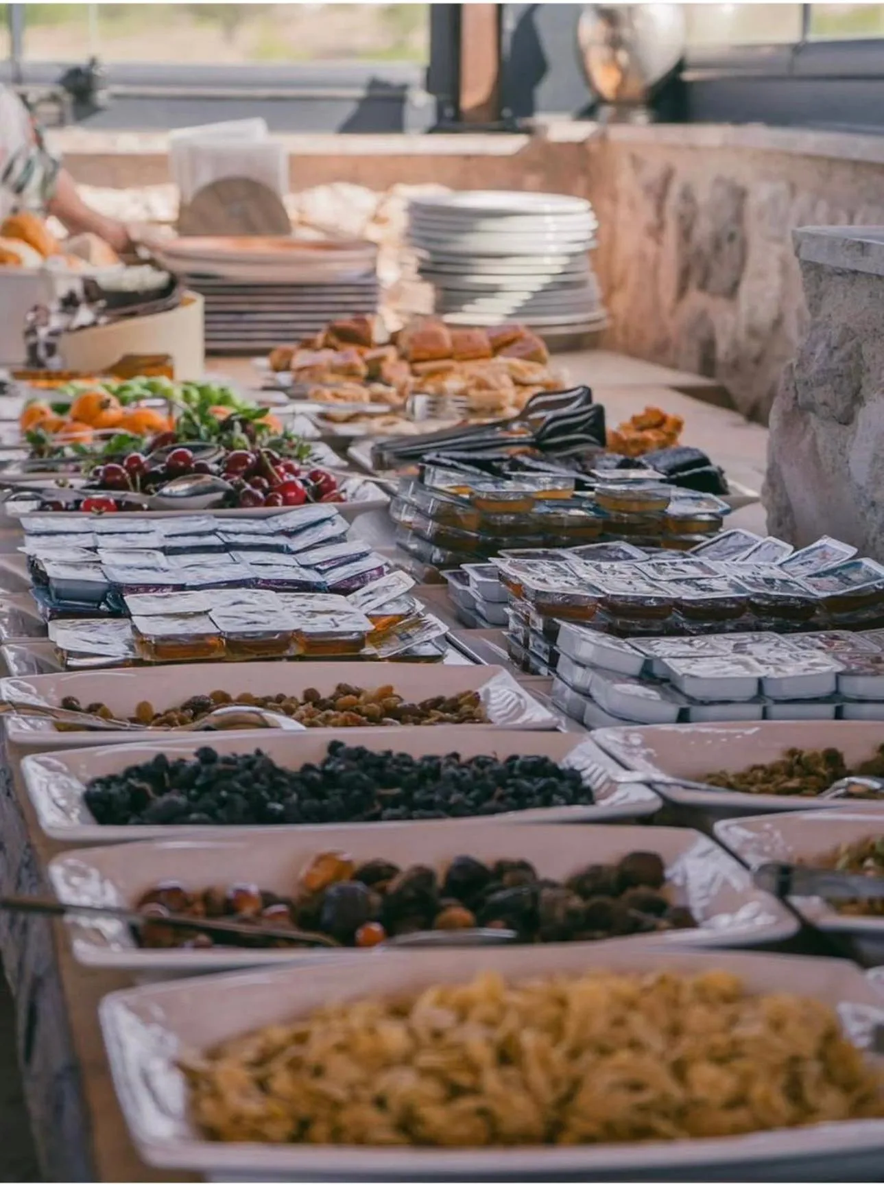 Buffet breakfast in Ala Stone Hotel