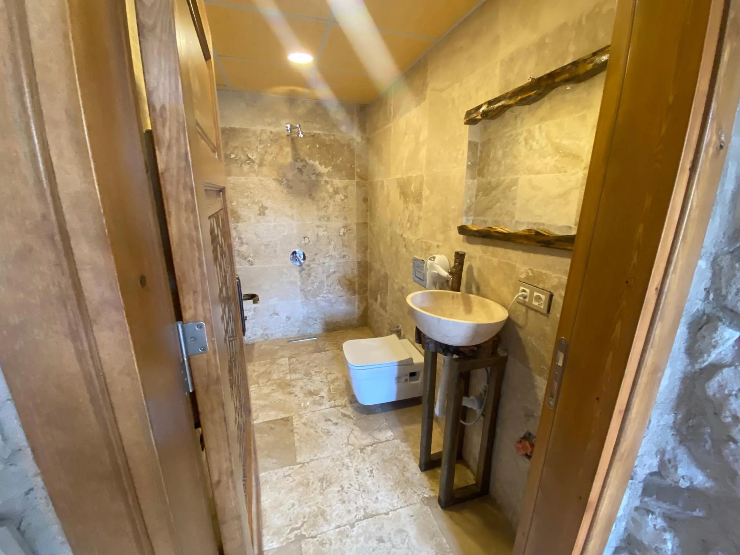Bathroom in Ala Stone House