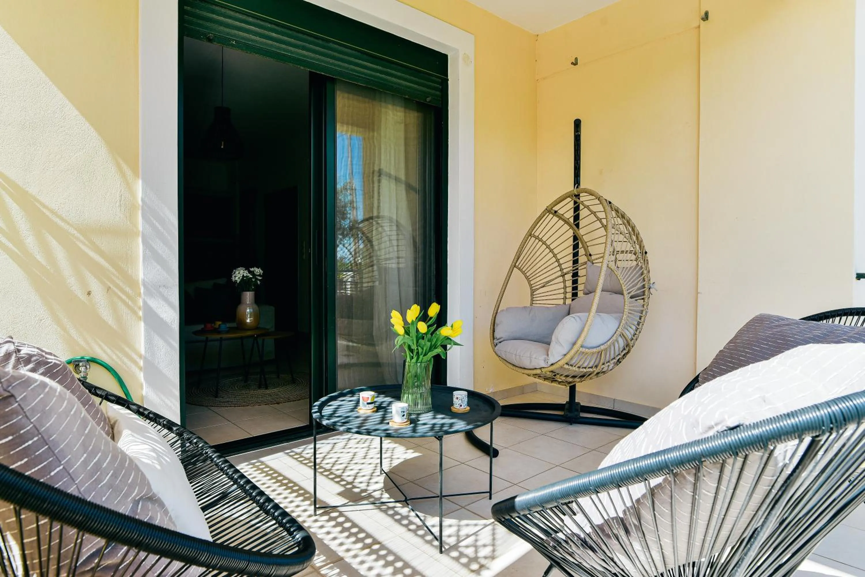 Balcony/Terrace in Oliva Holiday Homes