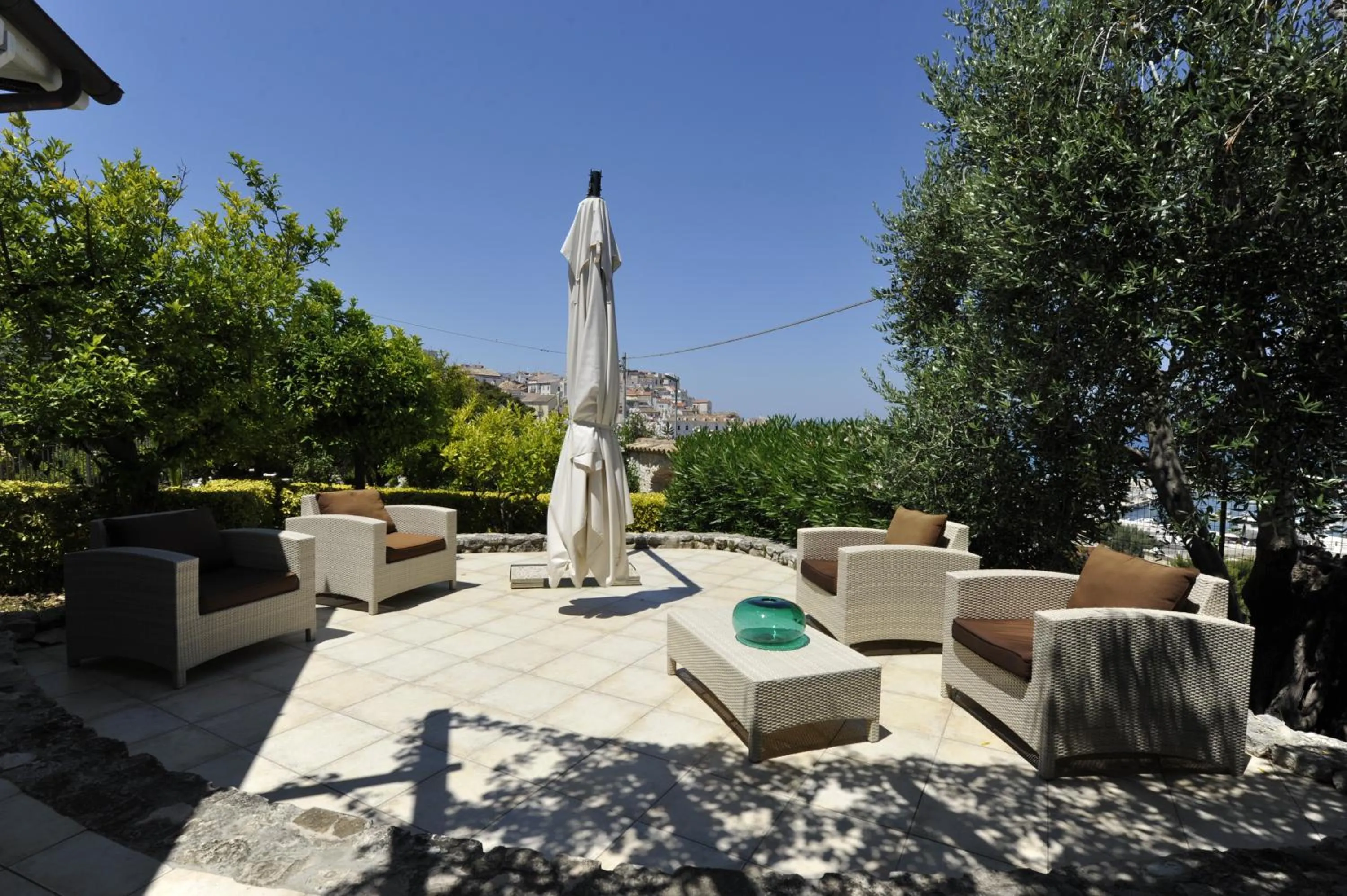 Patio in Albergo Villa Vittoria