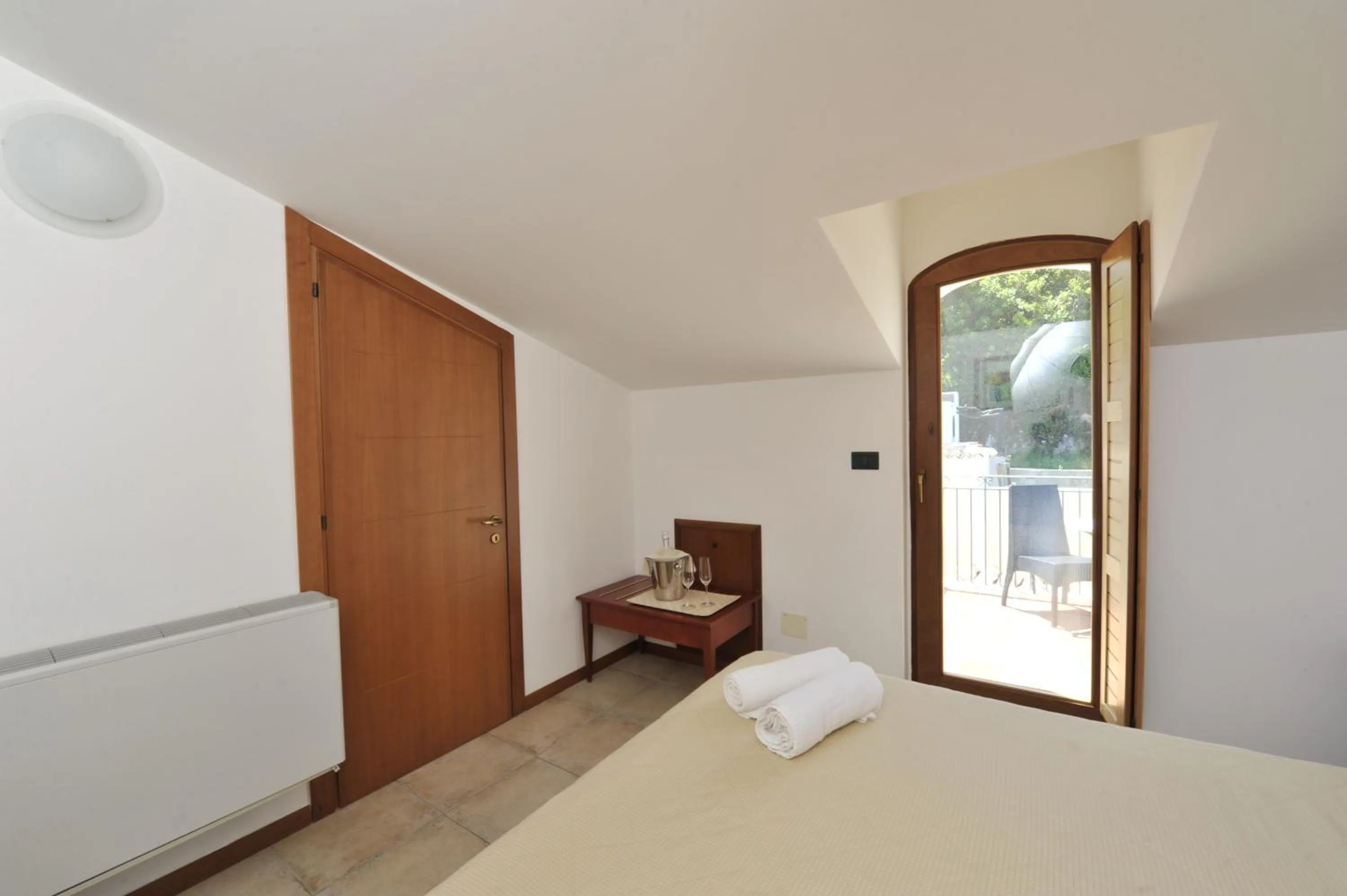 Decorative detail, Bed in Albergo Villa Vittoria