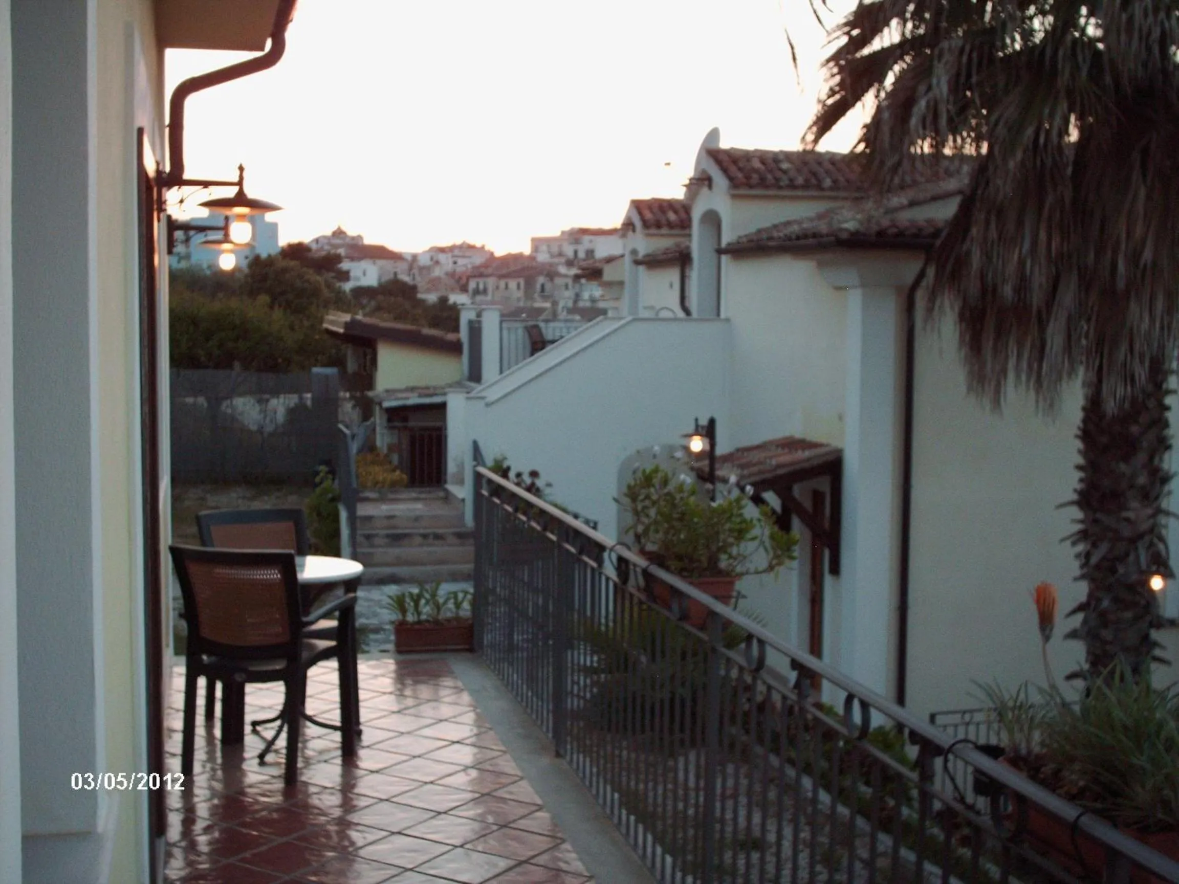 Decorative detail in Albergo Villa Vittoria