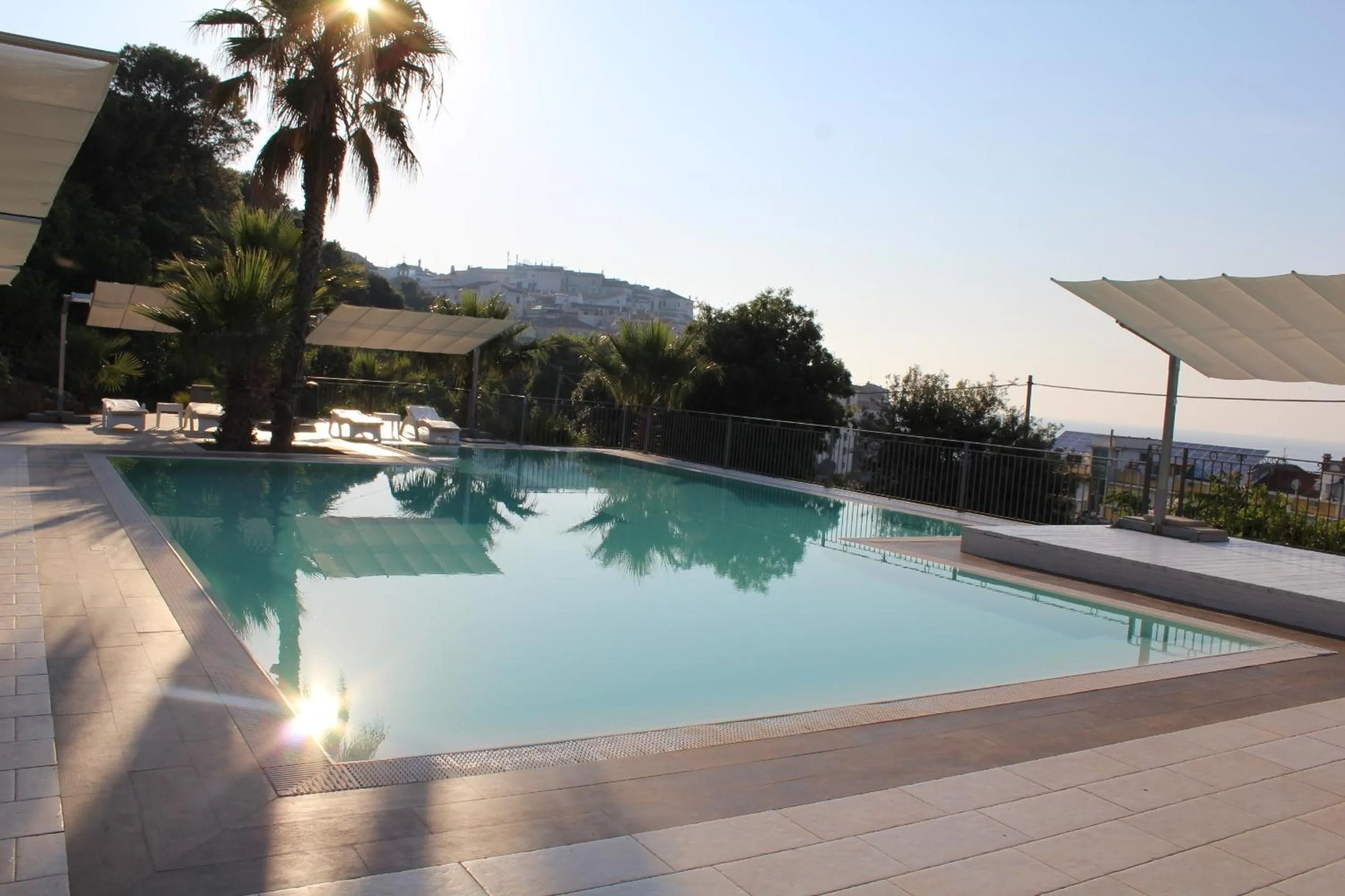 Swimming pool in Albergo Villa Vittoria