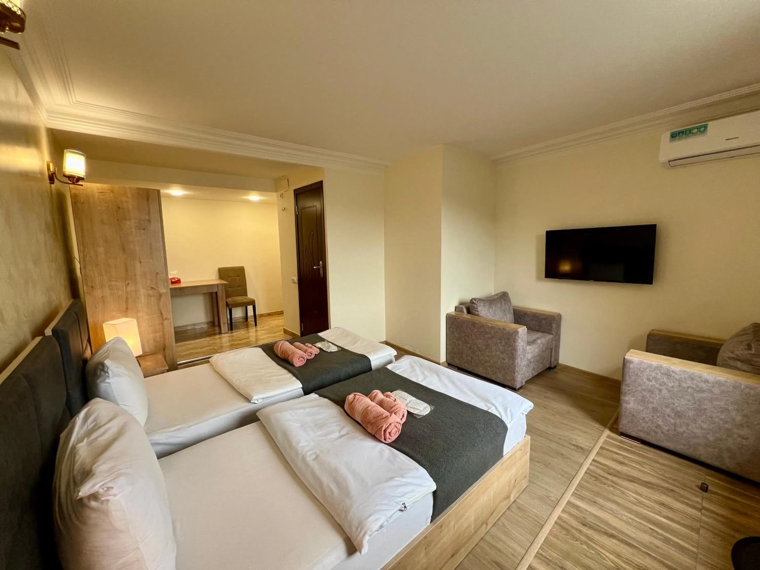 Bed in The Hill Guesthouse