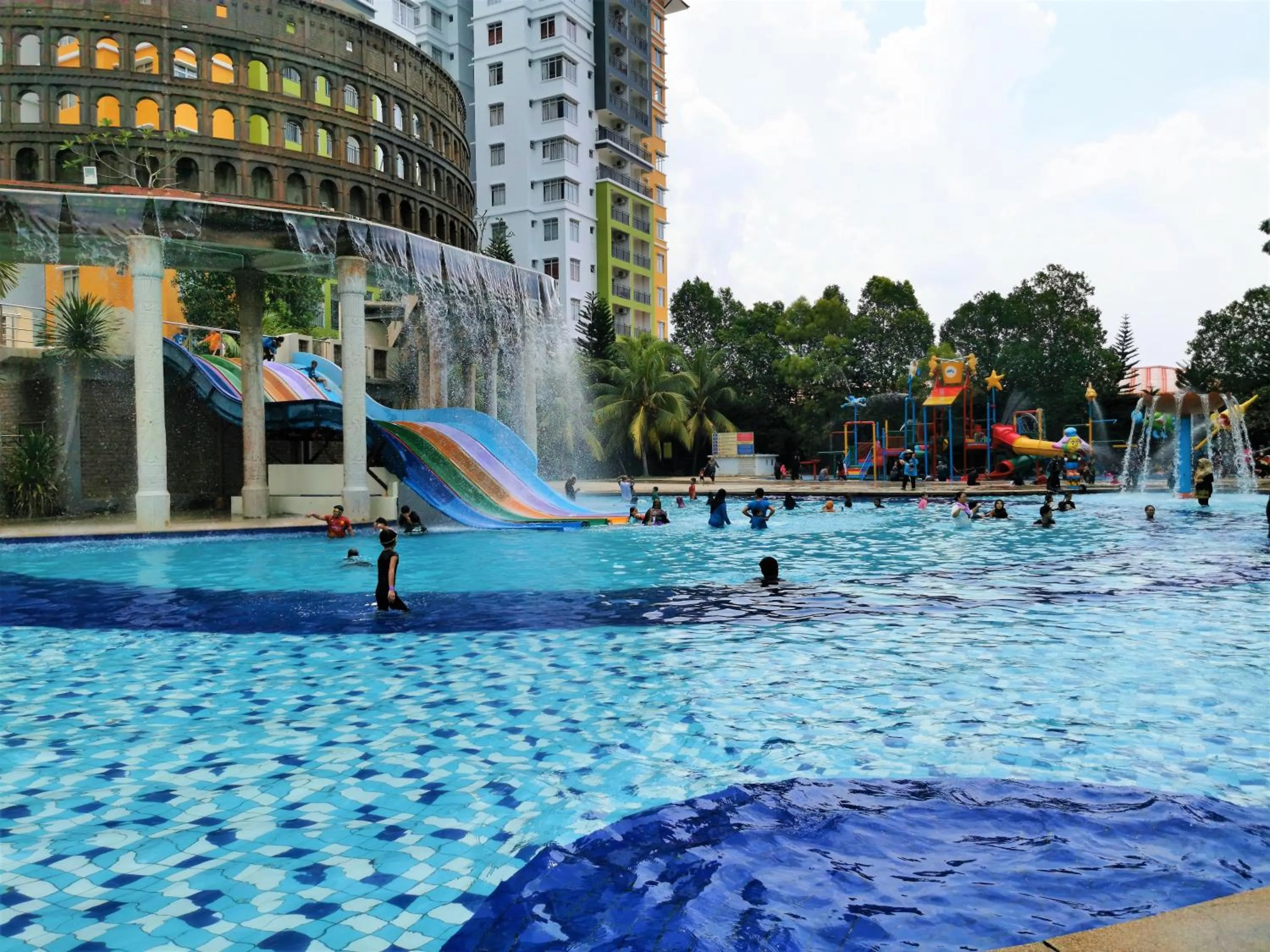 Property building in FHS Water Themepark Resort Melaka Town City Tengah