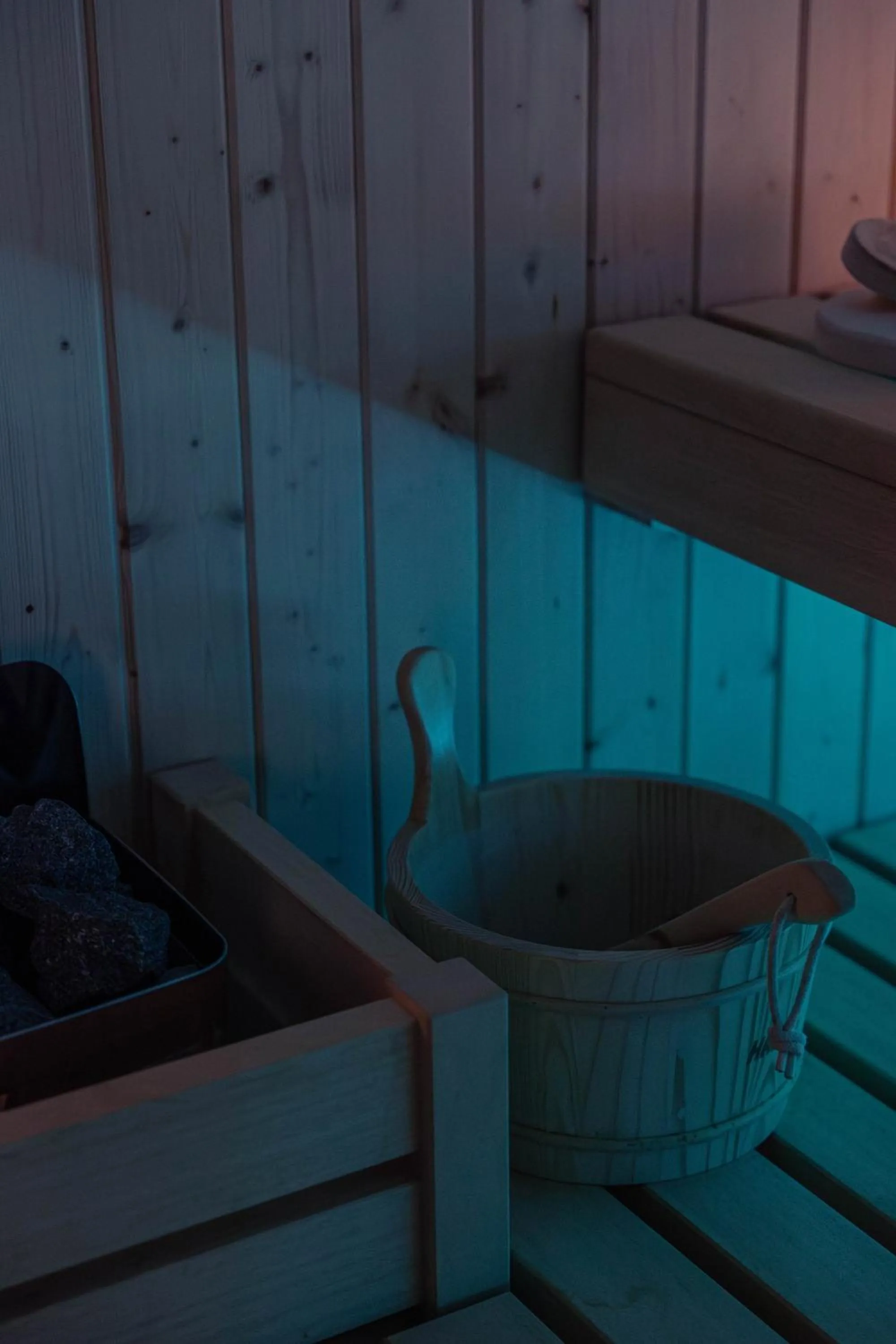 Sauna in Bed and Breakfast Le Giale