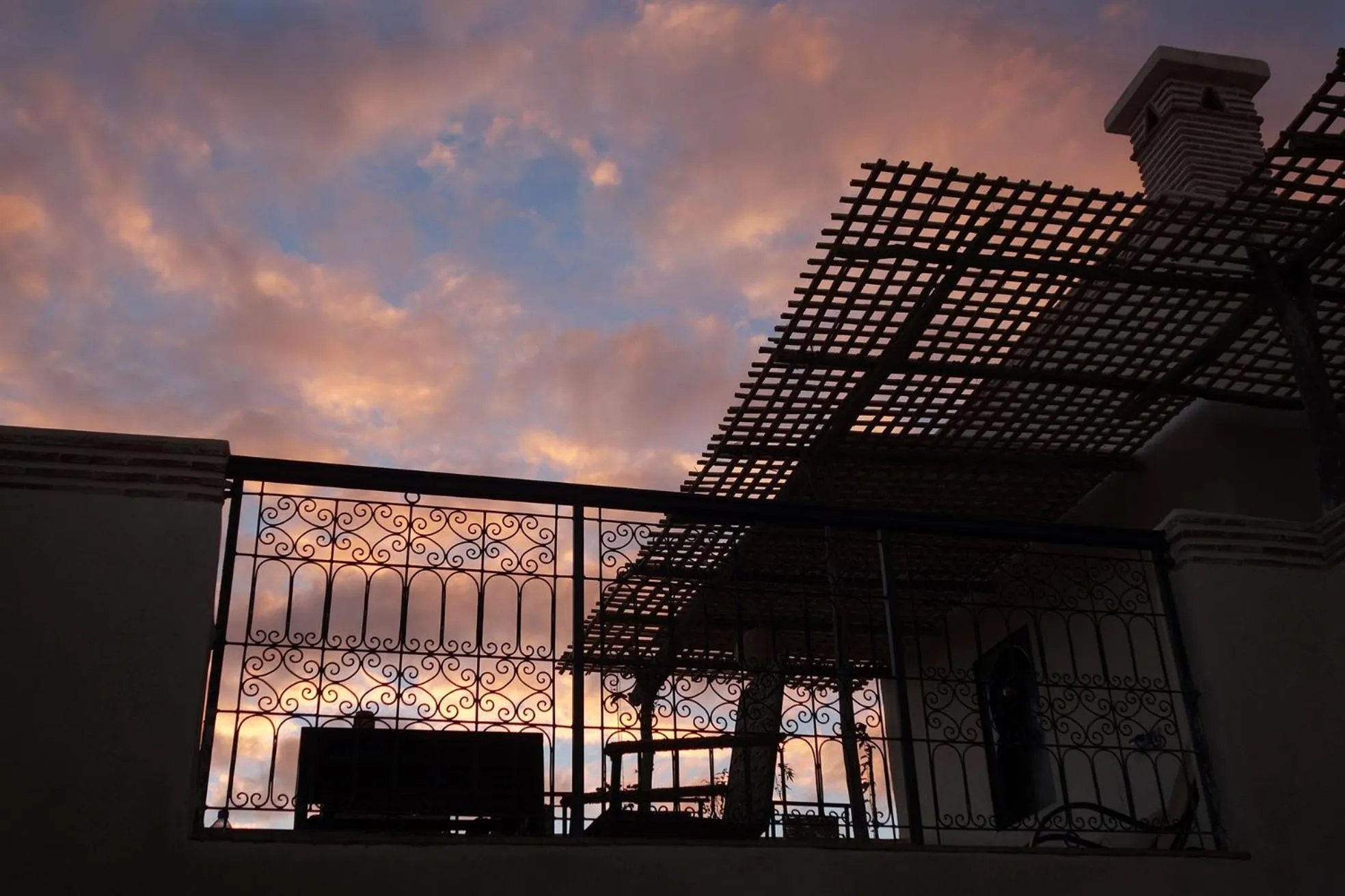 Sunset in Riad Of The Storks