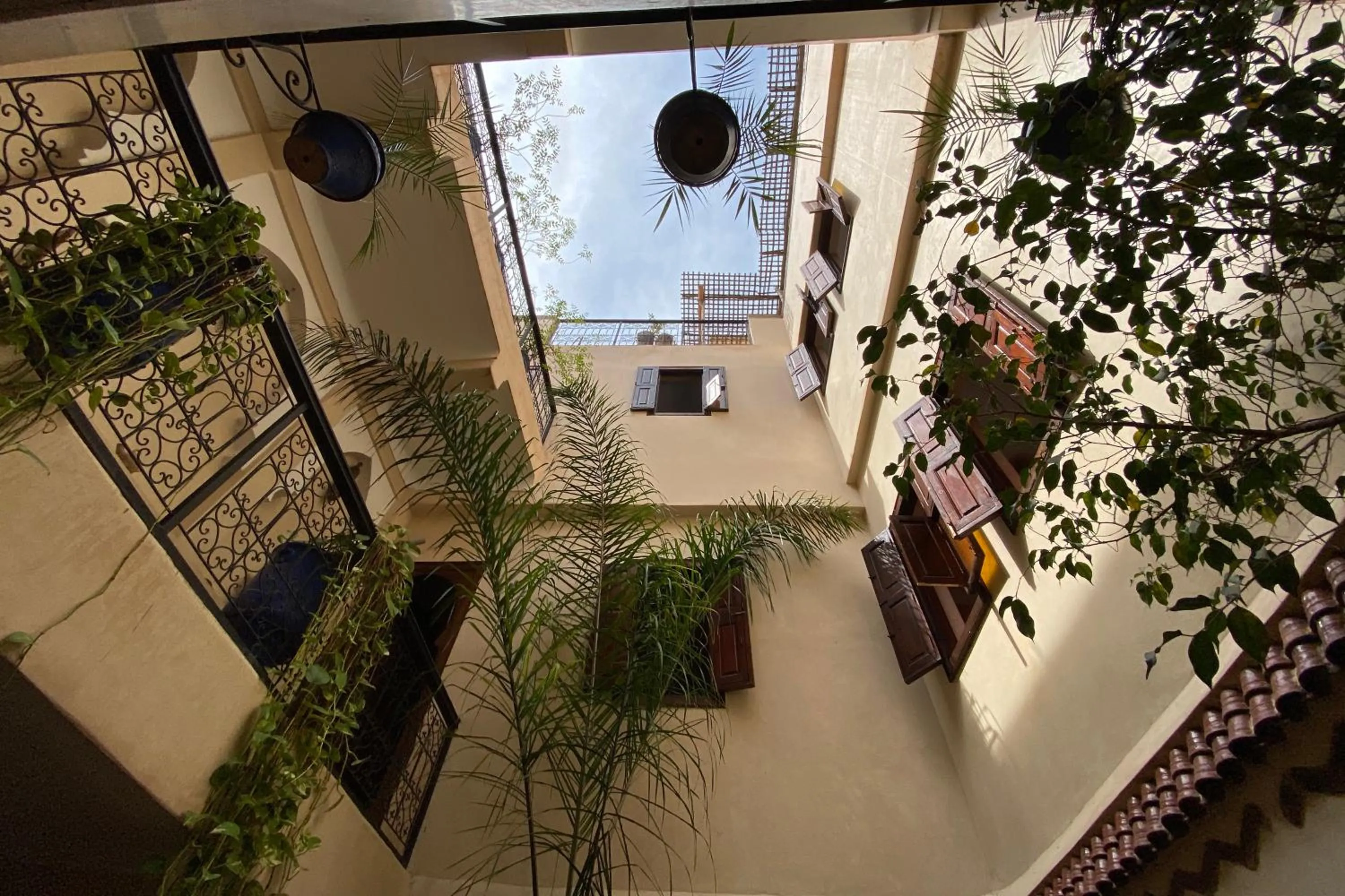 Patio in Riad Of The Storks