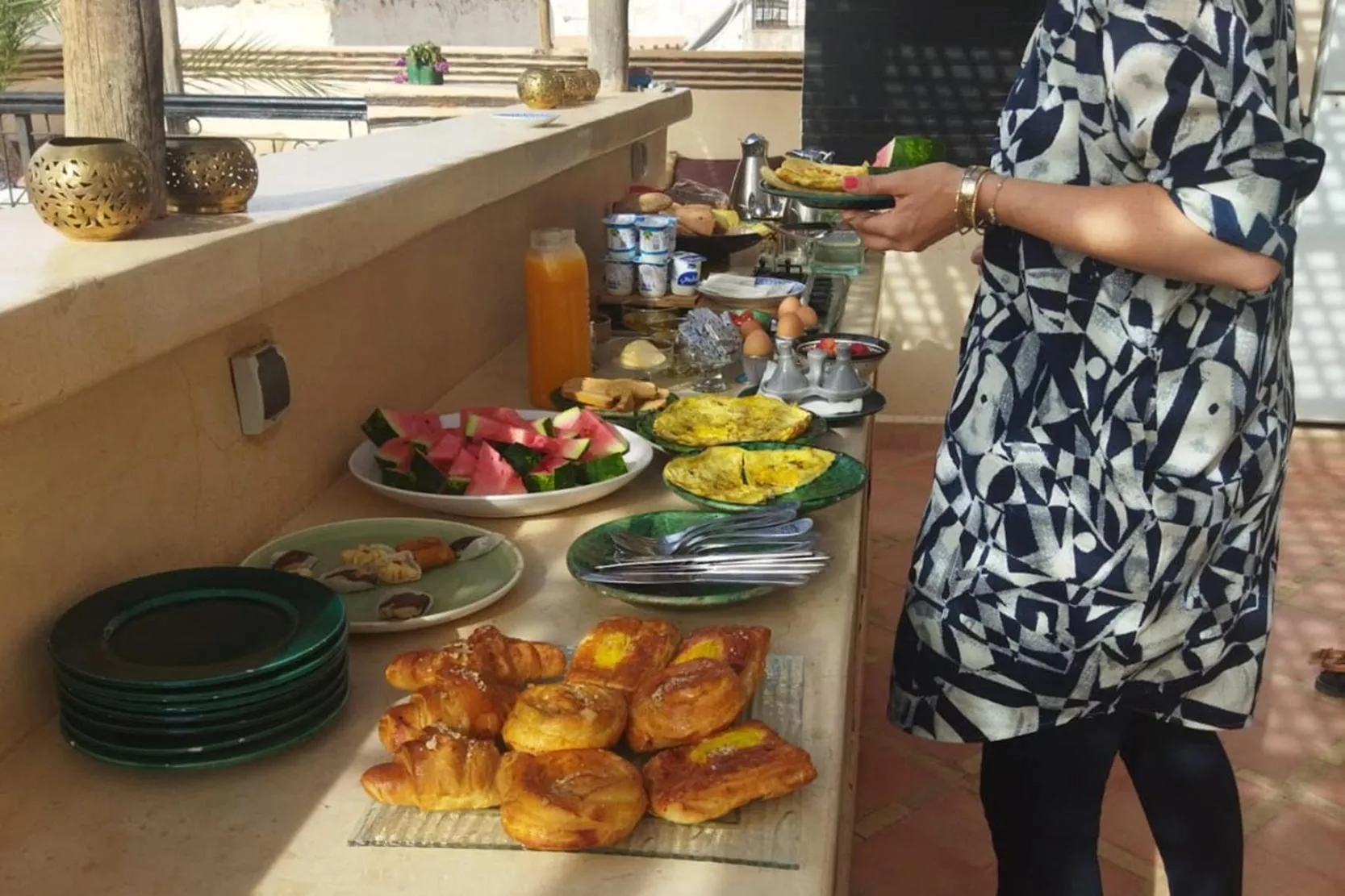 Breakfast in Riad Of The Storks