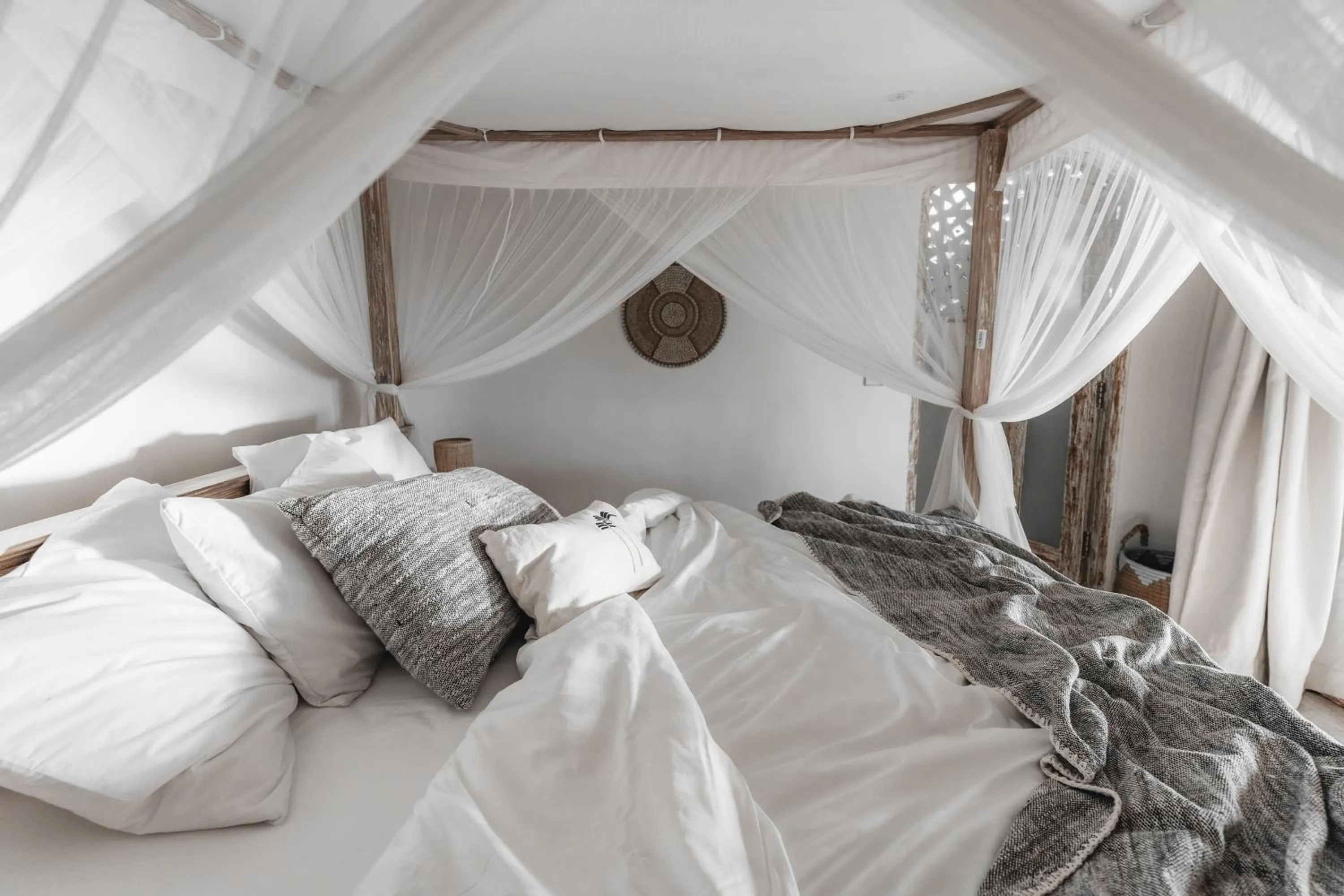 Bed in Blue Ocean Bingin