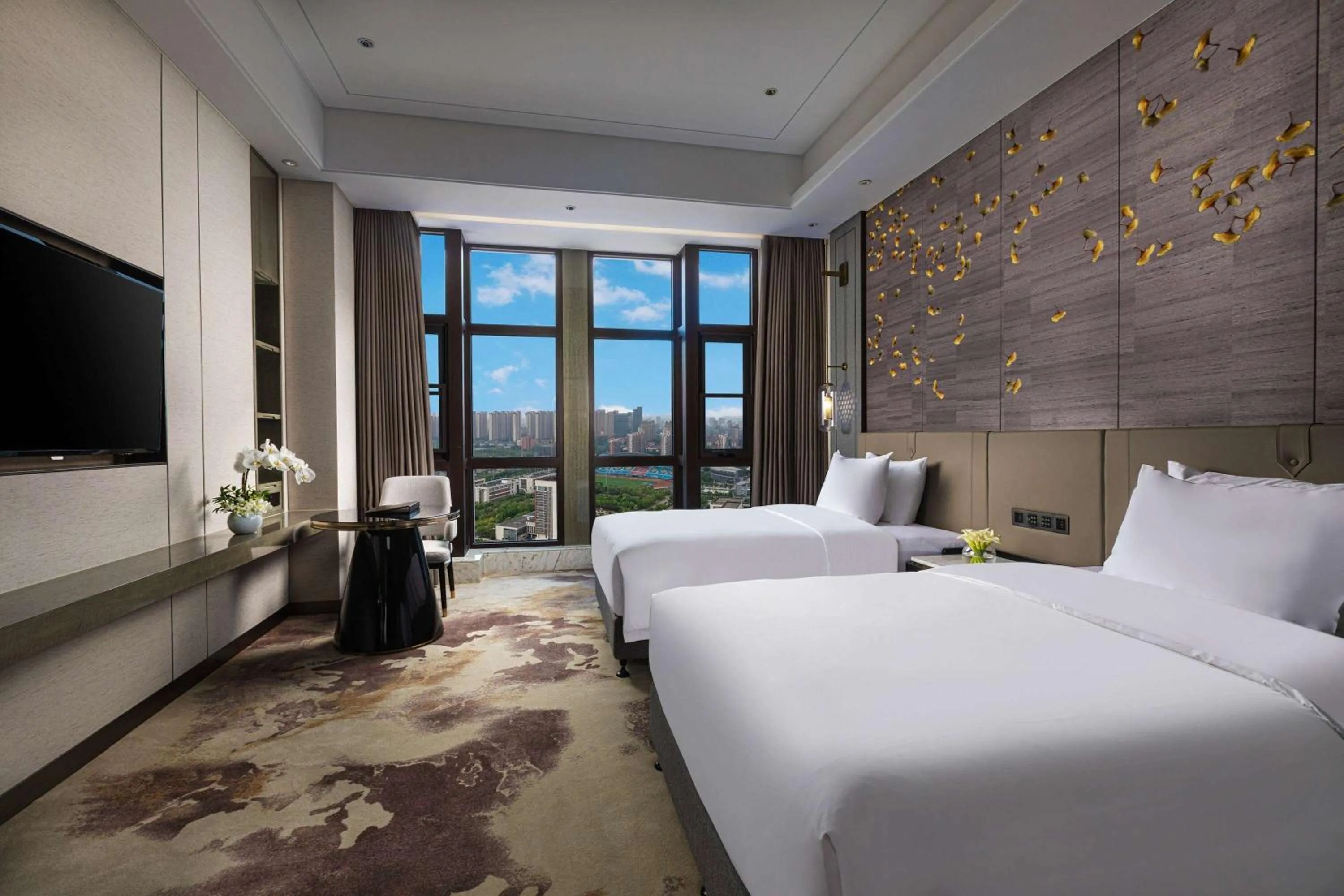 Bed in Wyndham Shanwei Haifeng