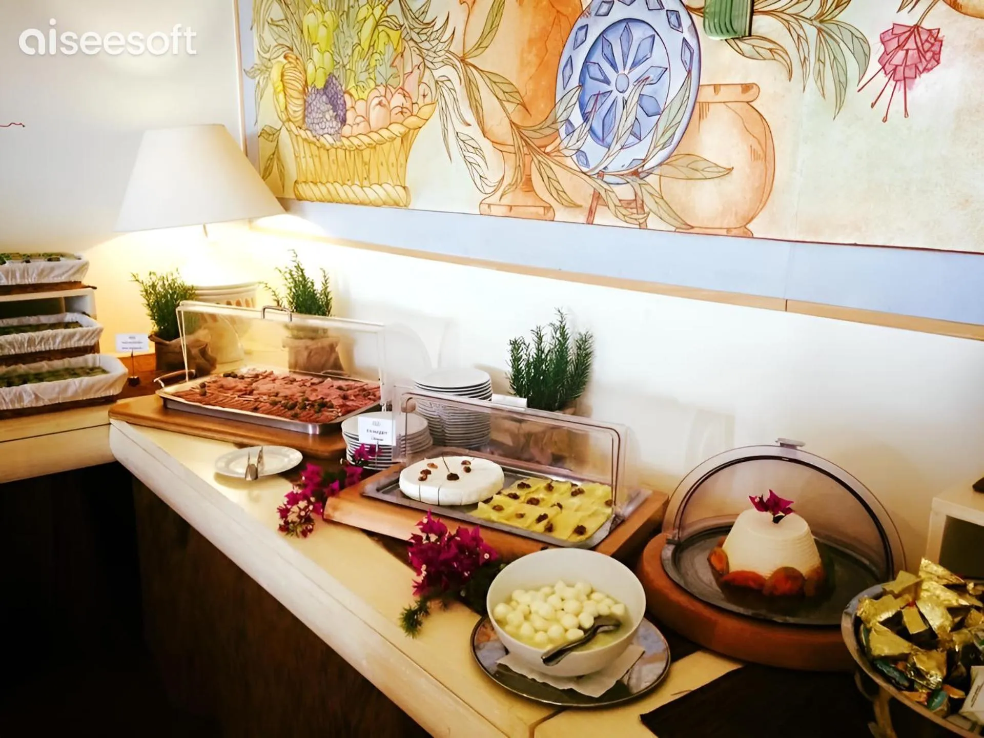 Buffet breakfast in Hotel Palau