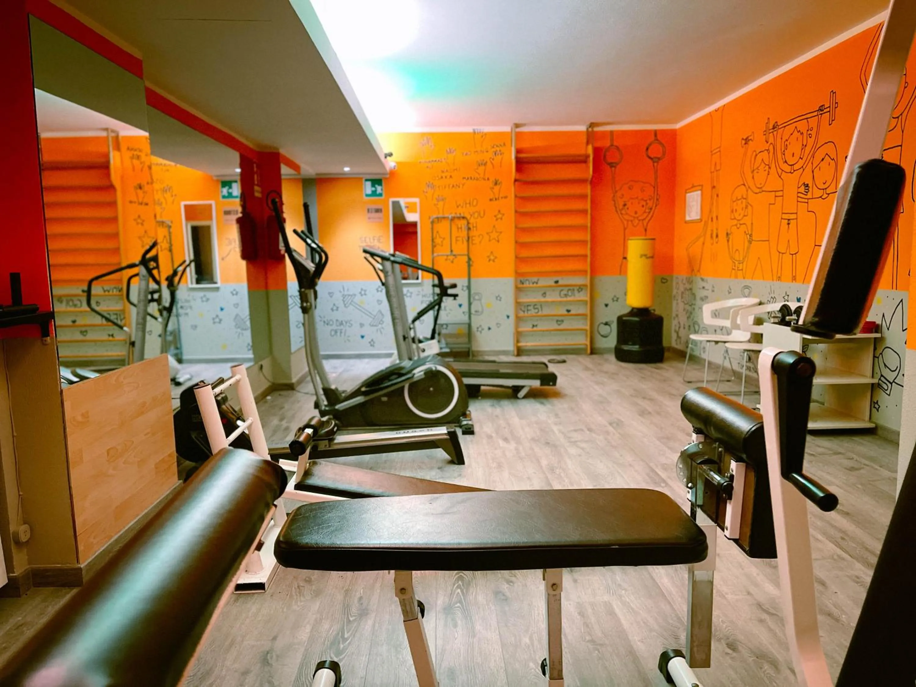 Fitness centre/facilities in Hotel Britannia