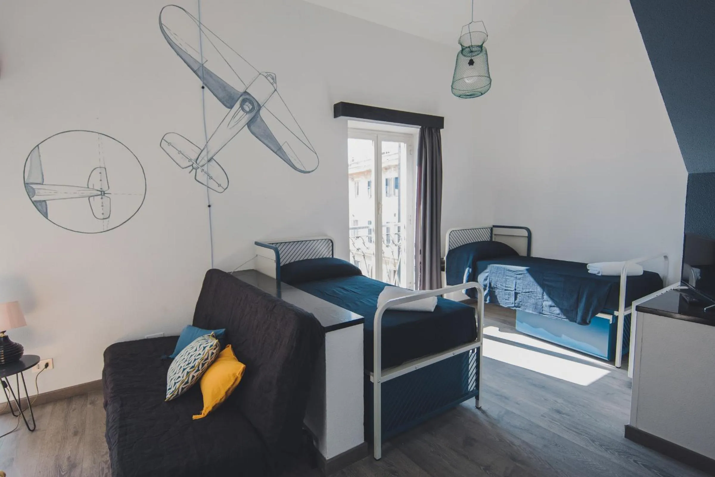 Bed in Hotel Britannia