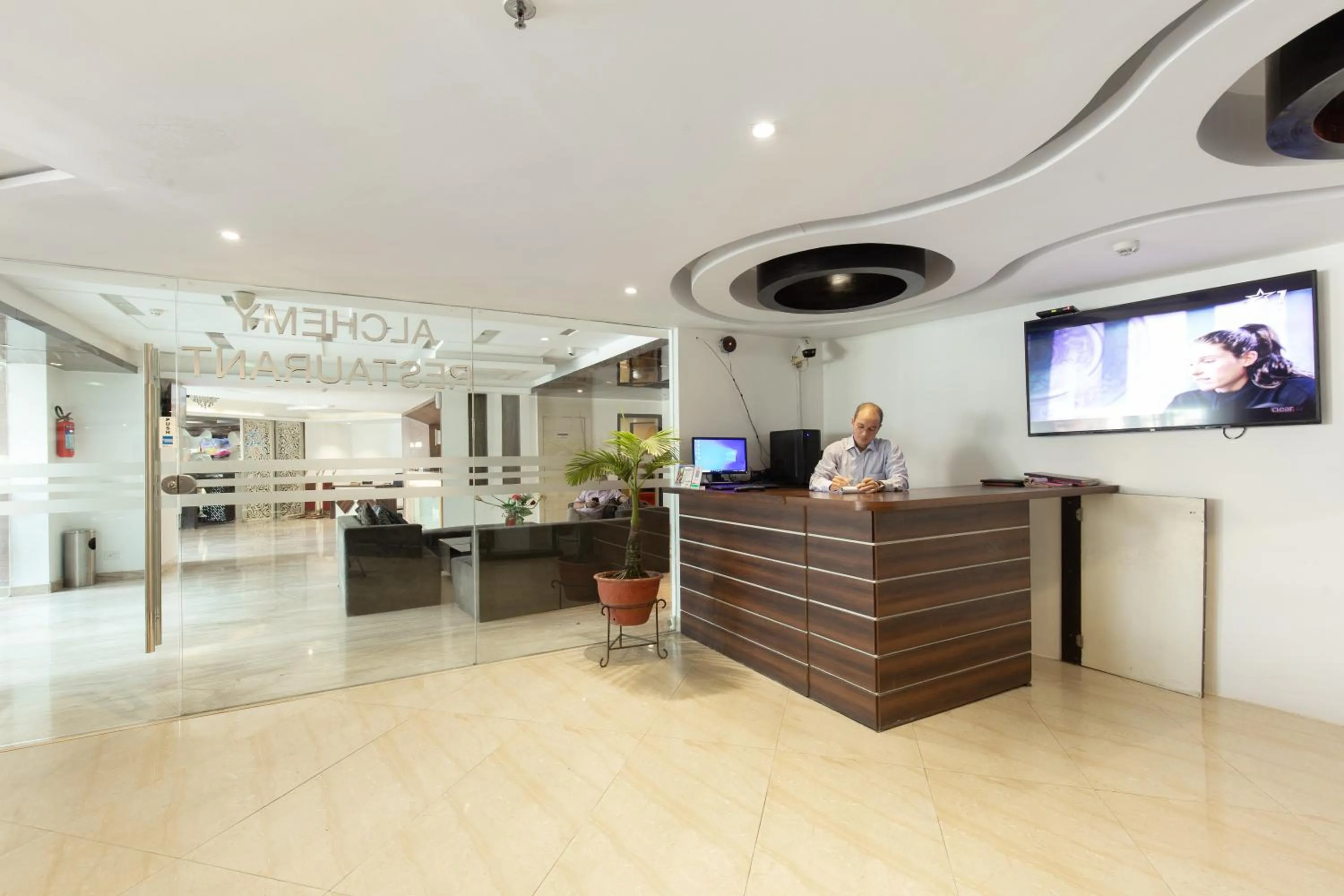 Staff in Mahabir Palace