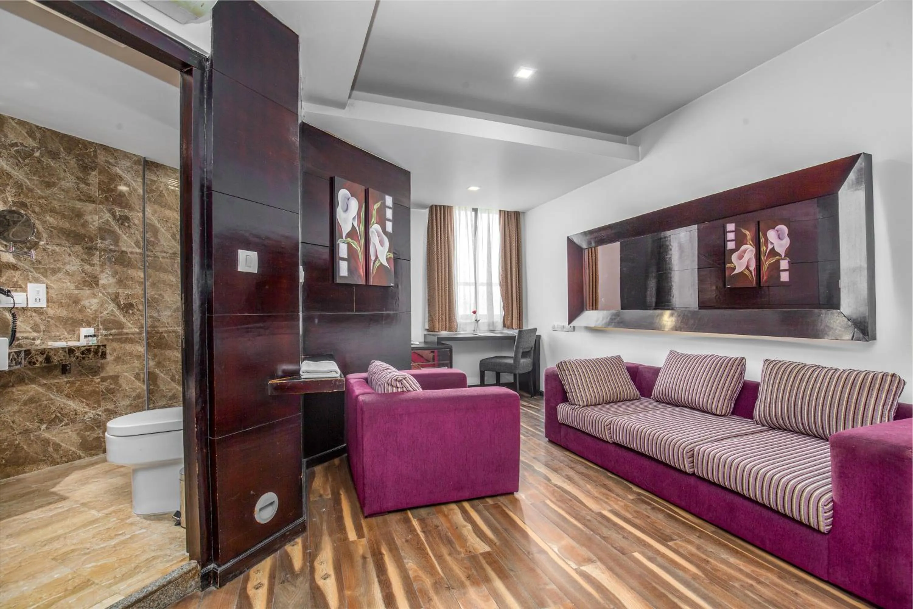 Living room in Mahabir Palace