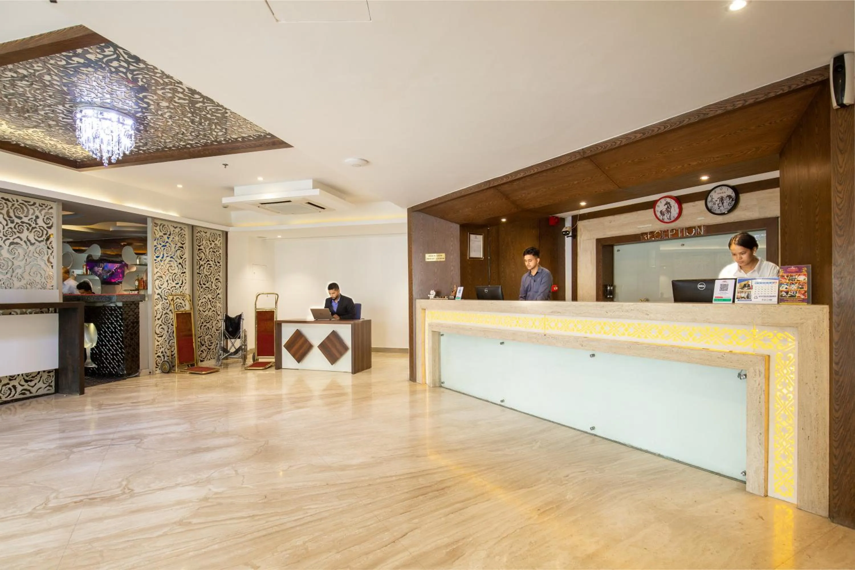 Staff in Mahabir Palace