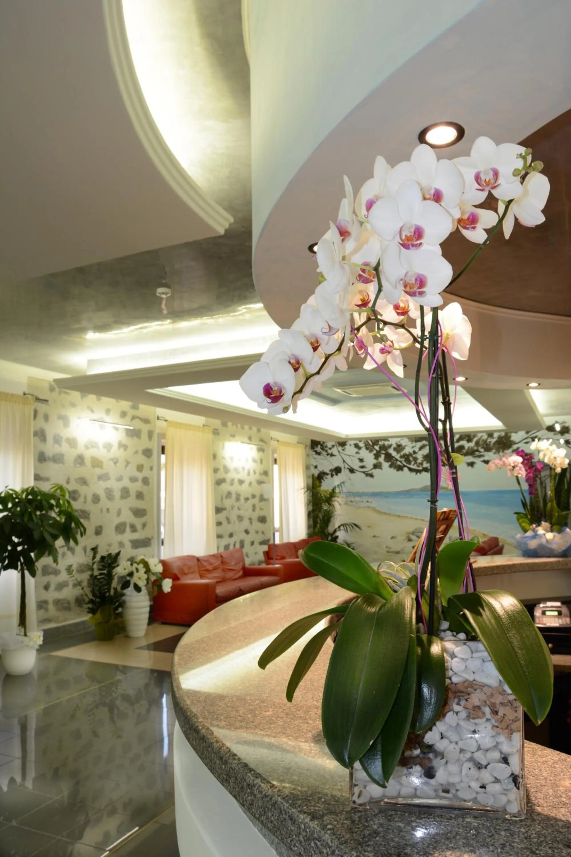 Lobby or reception in Hotel Orri