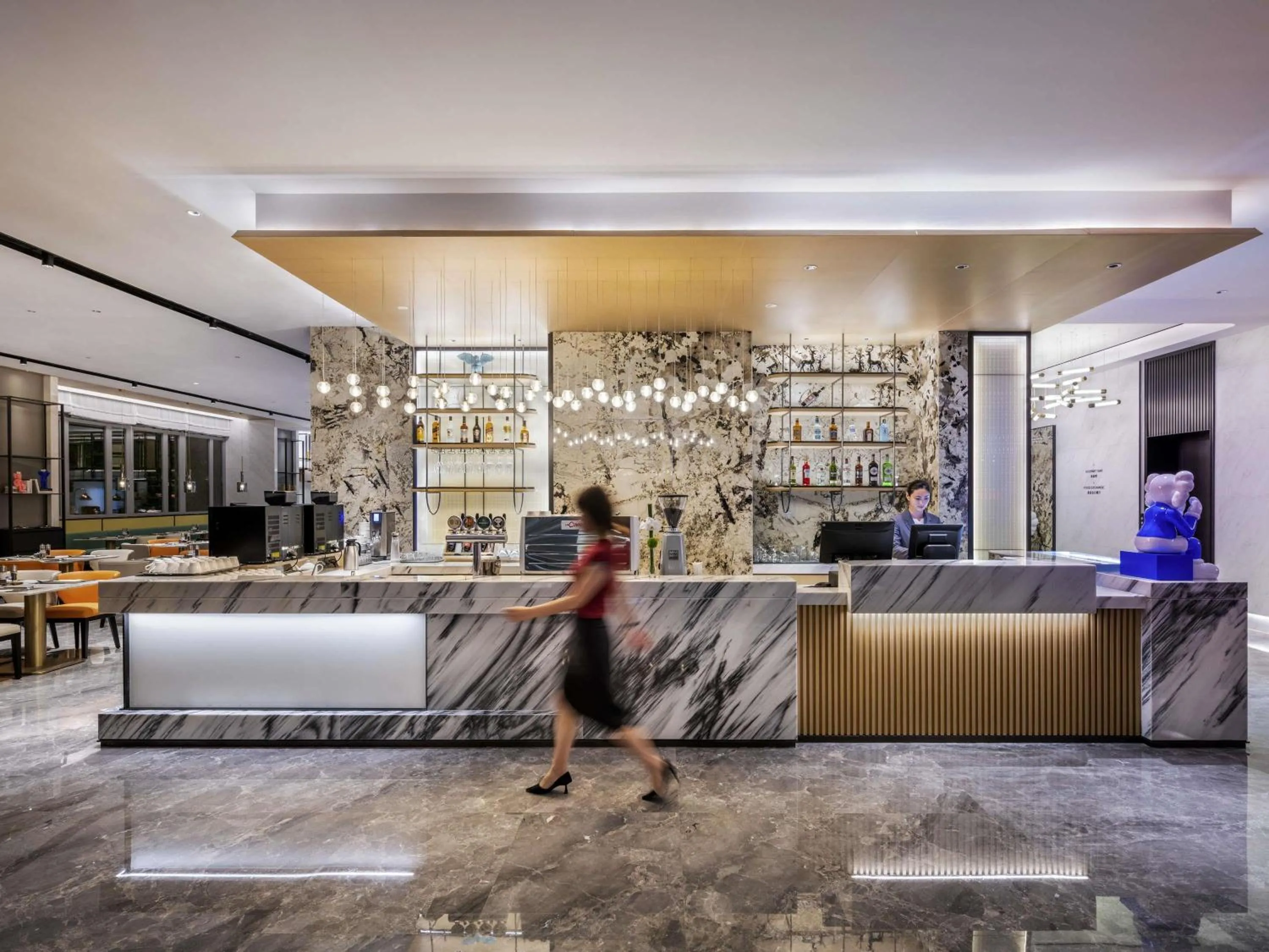 Lounge or bar in Novotel Shanghai Caohejing