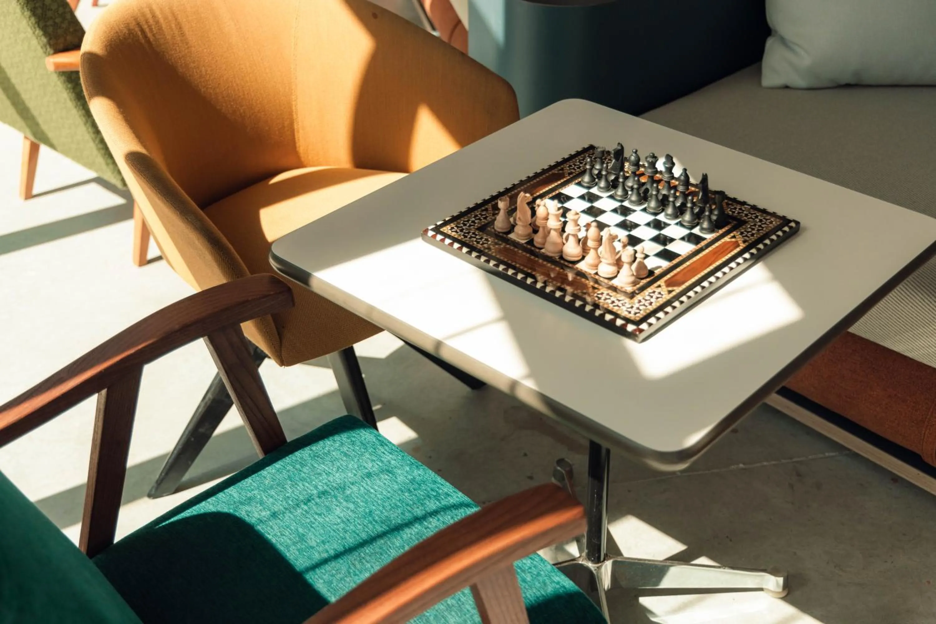 Living room in ibis Budget La Rochelle Centre gare