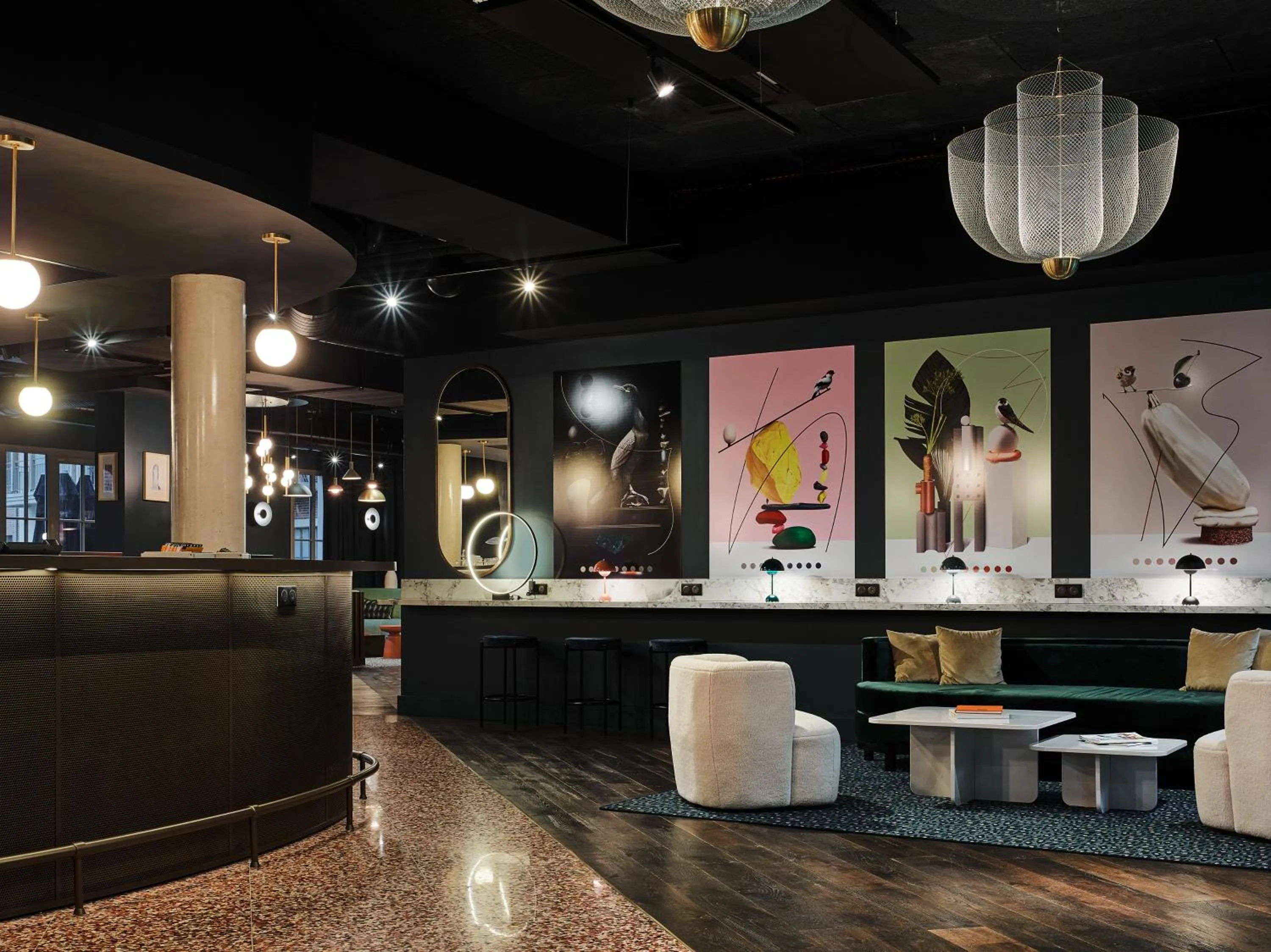 Lobby or reception in TRIBE Hôtel Le Touquet