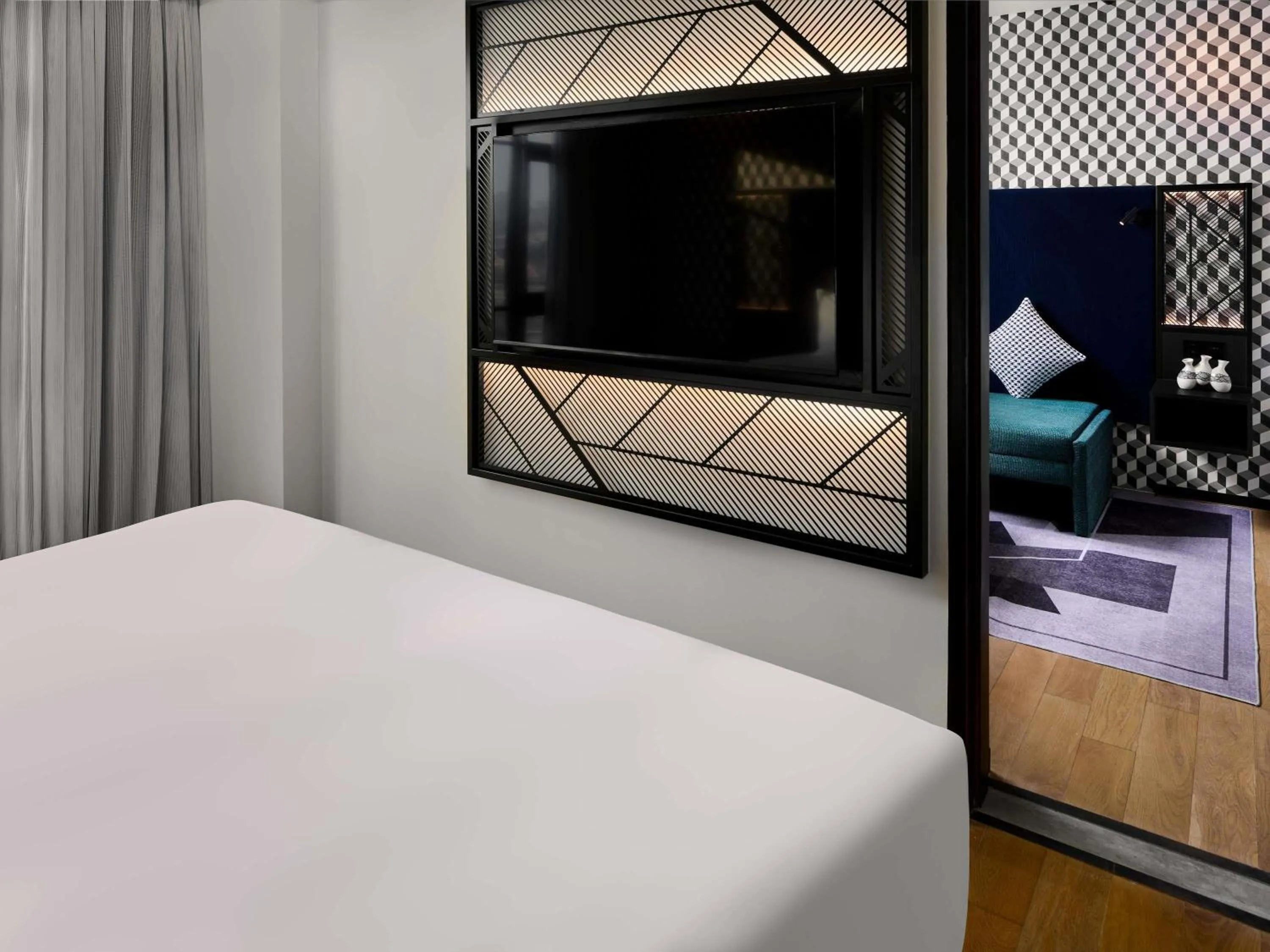 Bedroom, Bed in TRIBE Phnom Penh Post Office