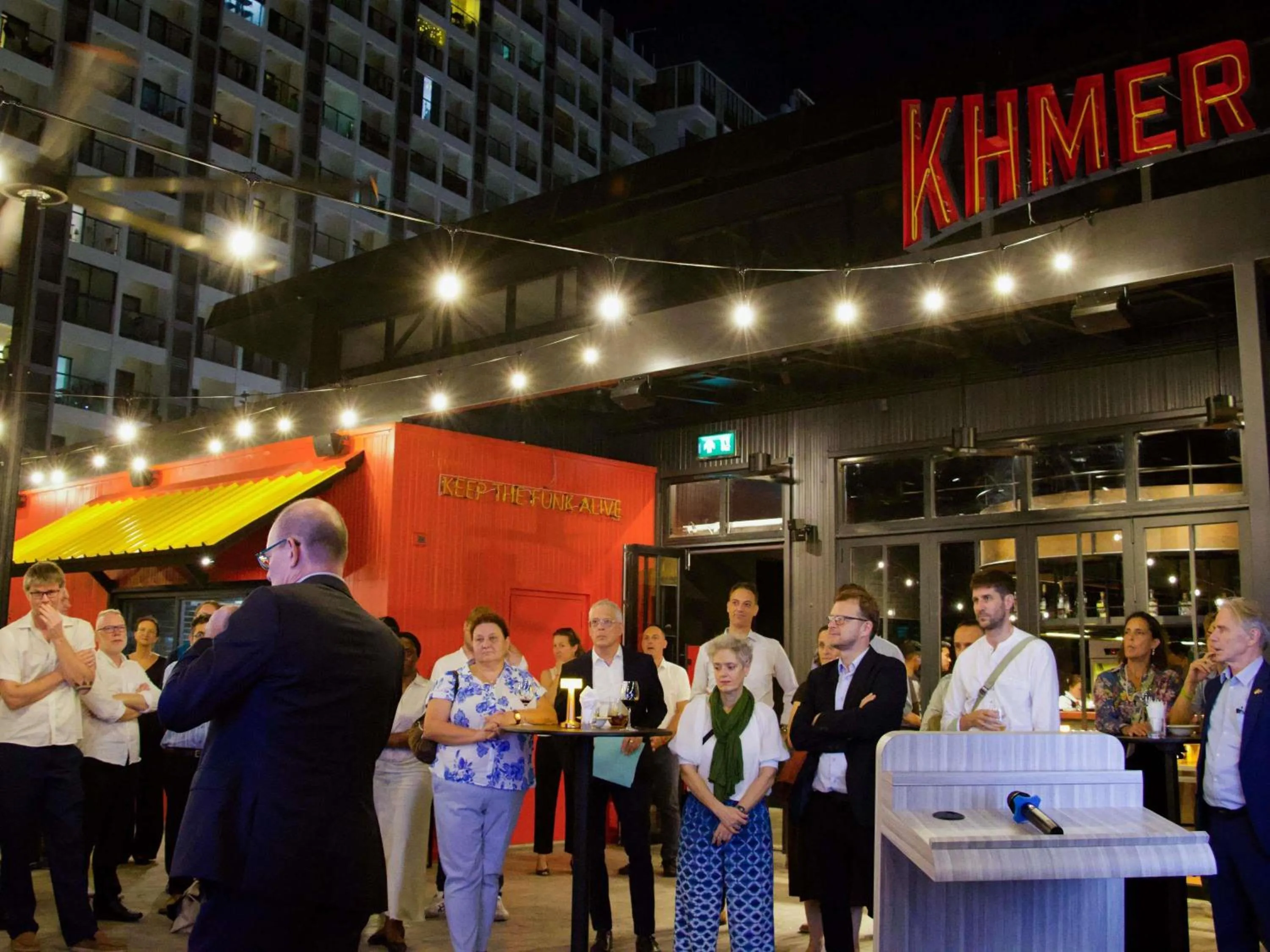 Lounge or bar in TRIBE Phnom Penh Post Office