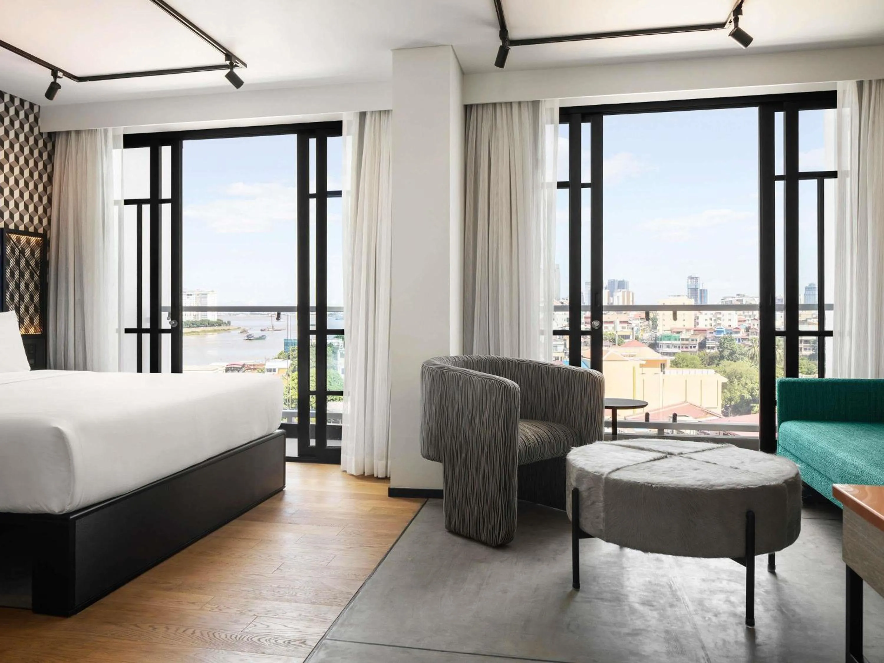 Bedroom, Bed in TRIBE Phnom Penh Post Office