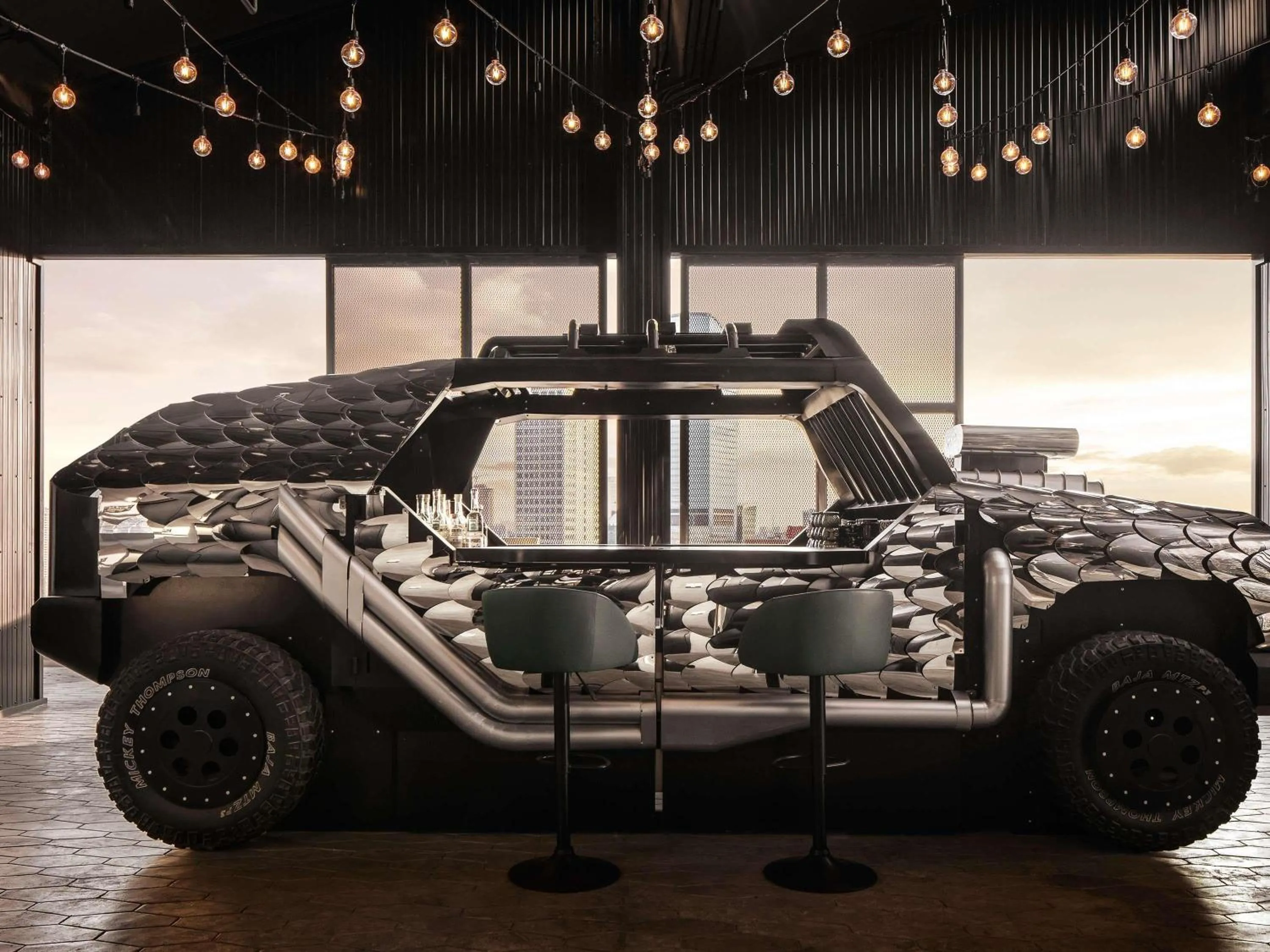 Lounge or bar in TRIBE Phnom Penh Post Office