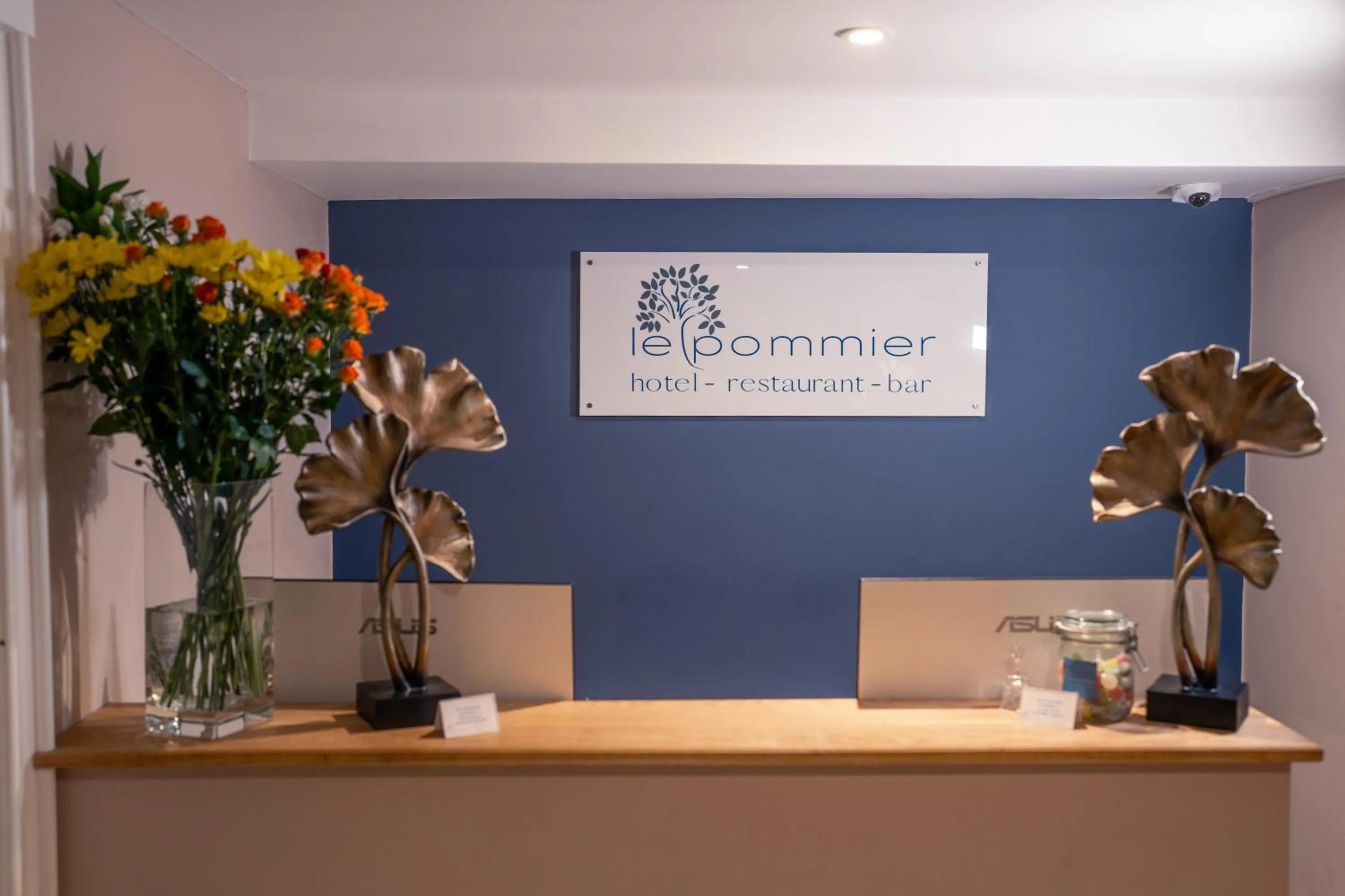 Lobby or reception in Le Pommier