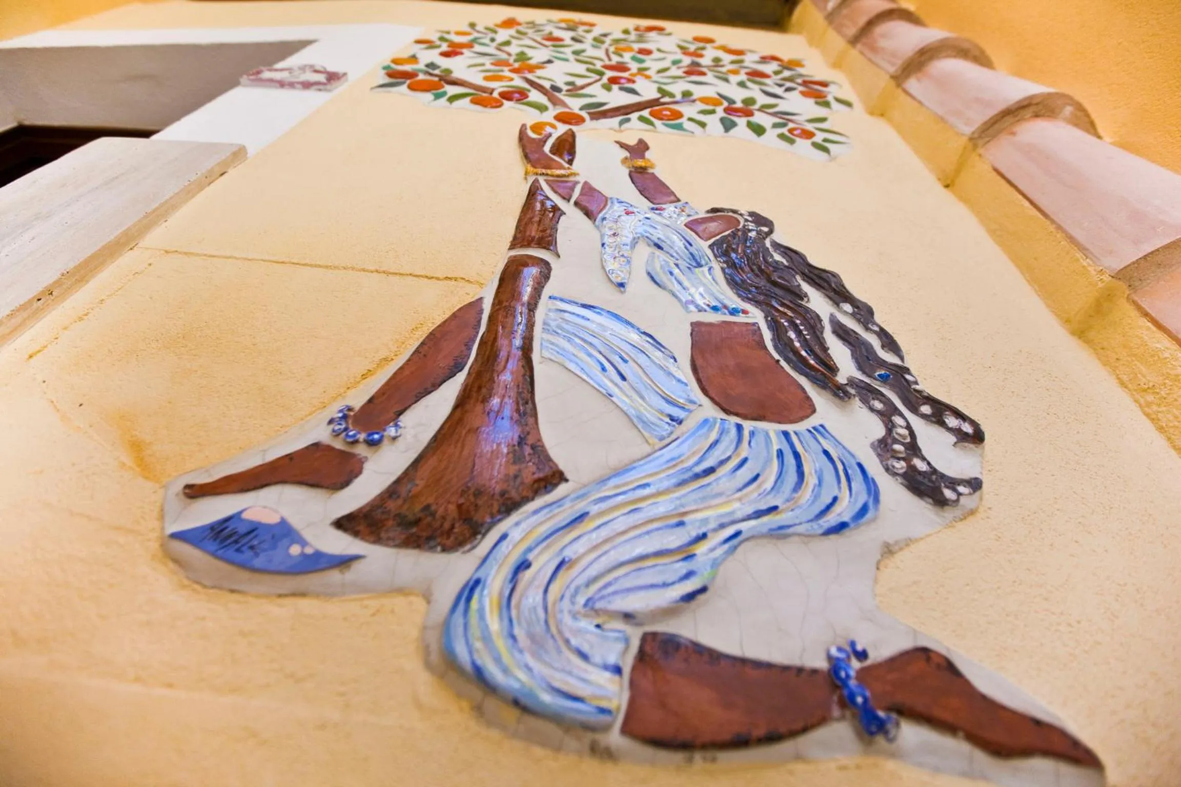 Decorative detail in Residence Cortile Mercè