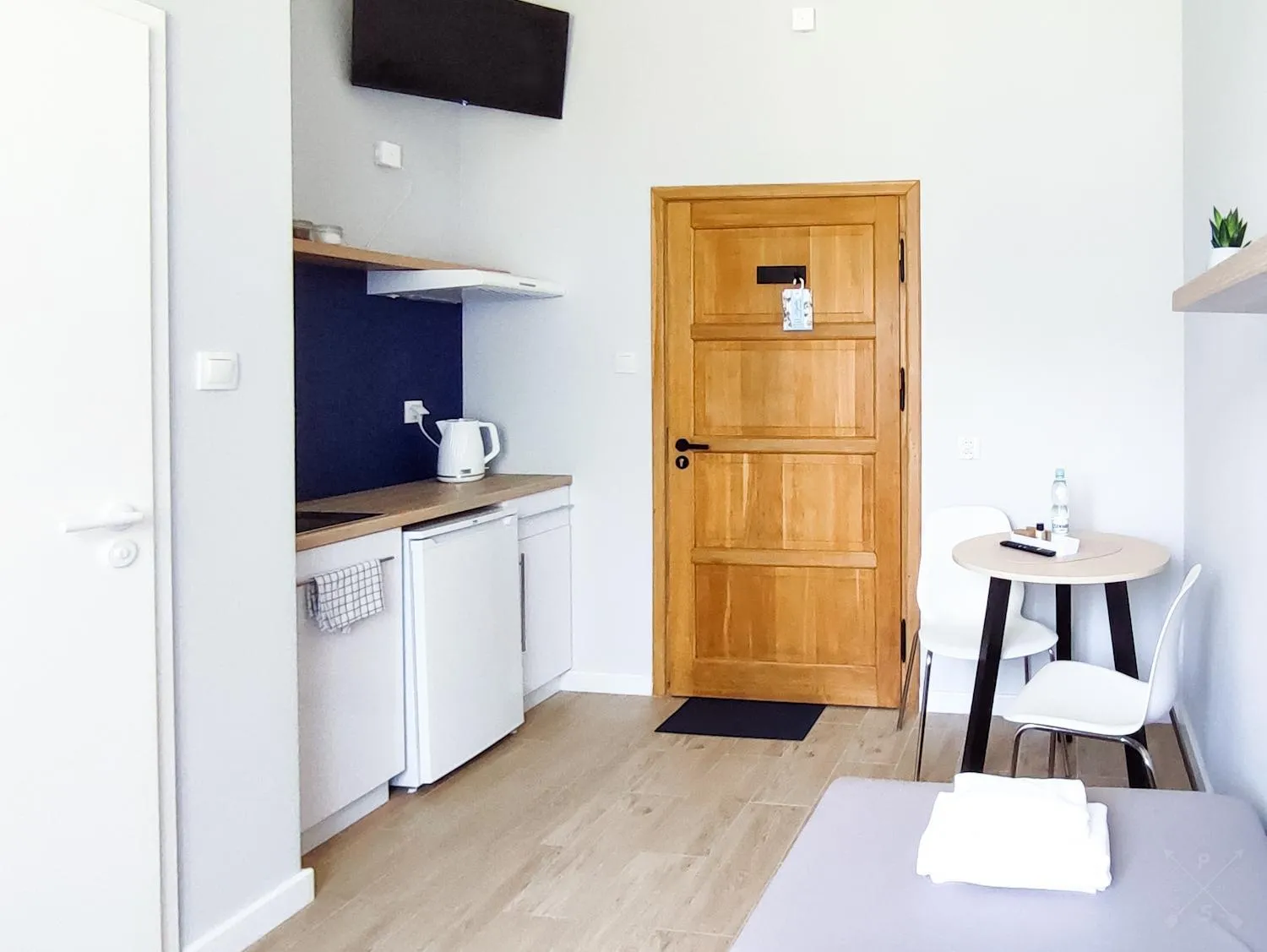 Kitchen or kitchenette in Apart Rooms by Apart Hostel S8