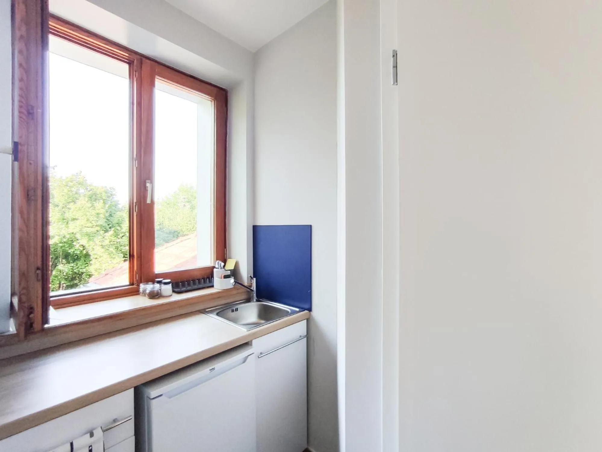 Kitchen or kitchenette in Apart Rooms by Apart Hostel S8