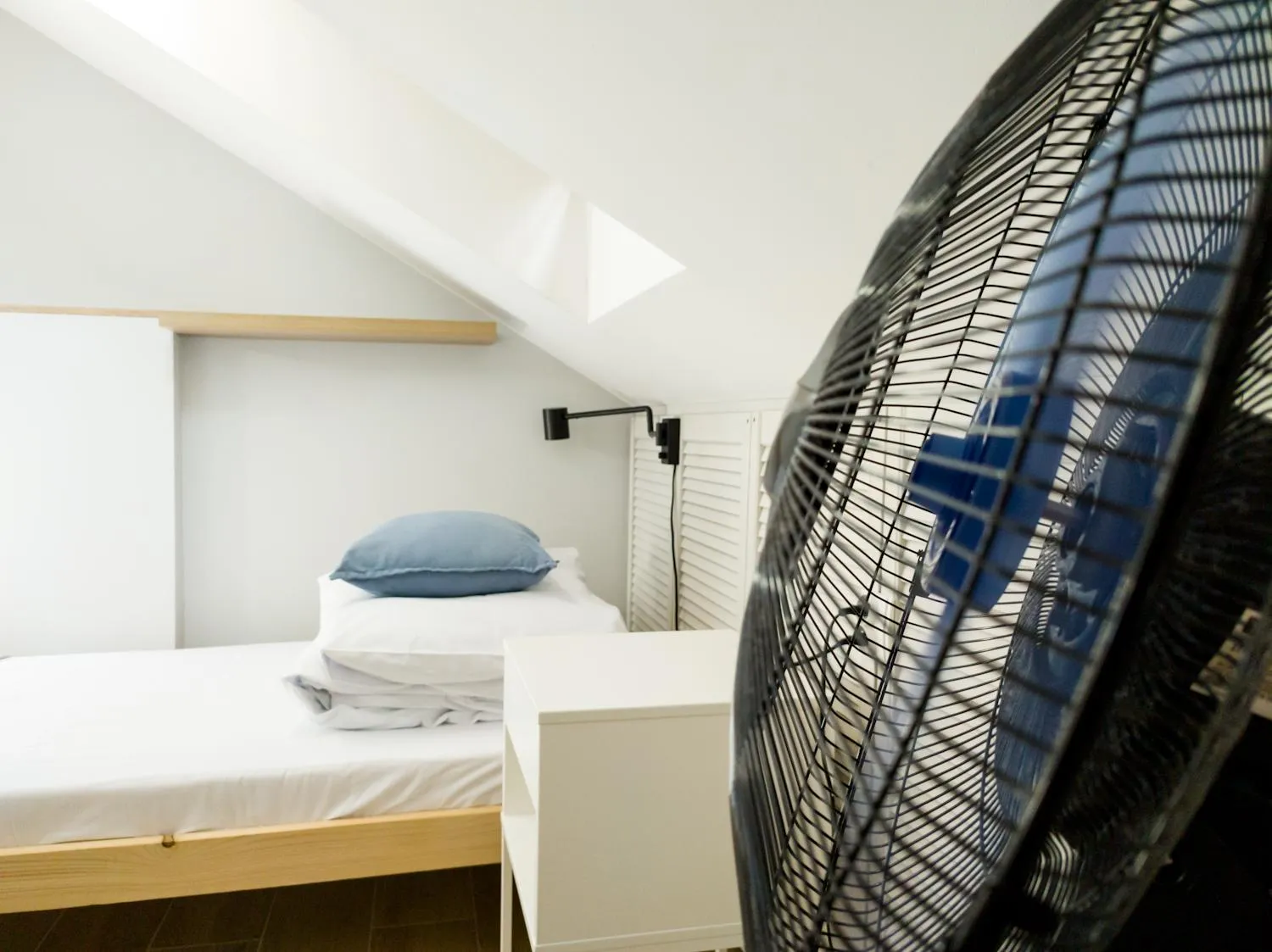 fireplace, Bed in Apart Rooms by Apart Hostel S8