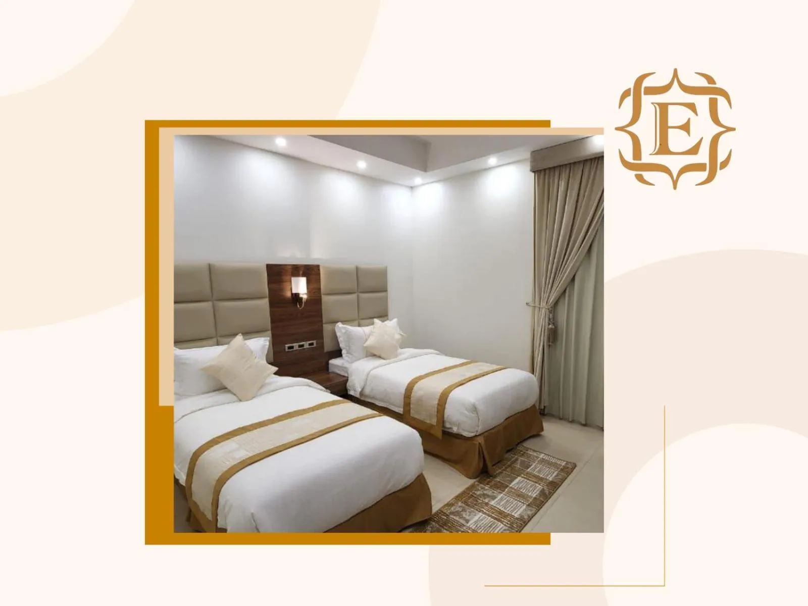 Bed in فندق جولدن إيليت Golden Elite Hotel