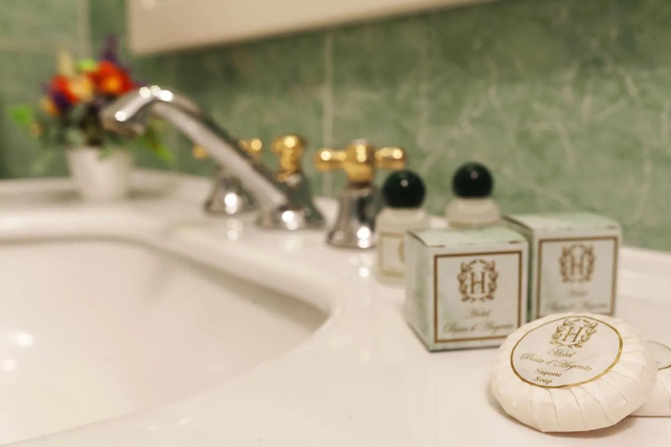 Bathroom in Baia D'Argento