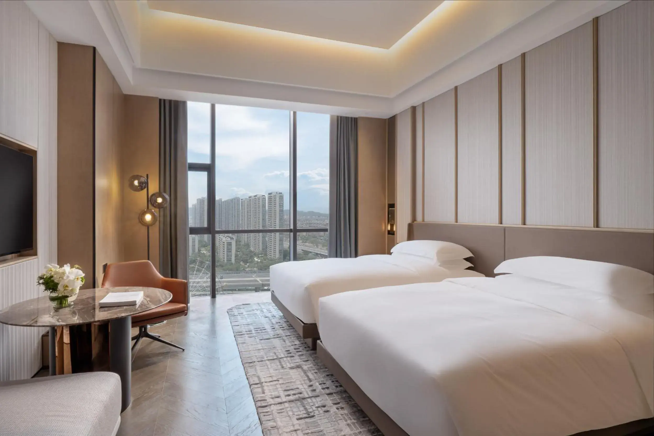 Classic Twin Room with Lounge Access in InterContinental Hangzhou Liangzhu by IHG Classic Twin Room with Lounge Access in InterContinental Hangzhou Liangzhu by IHG