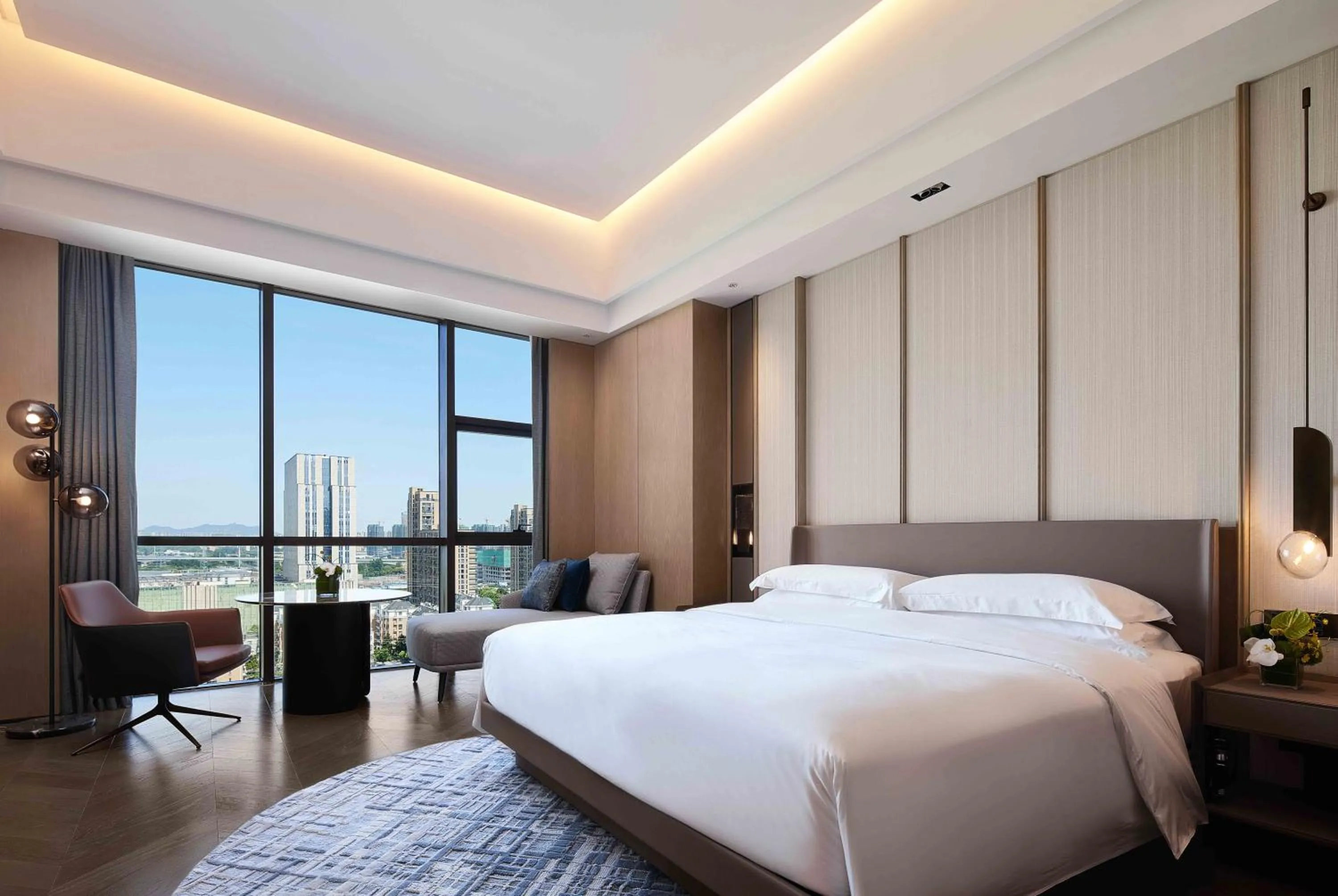 City view, Bed in InterContinental Hangzhou Liangzhu by IHG