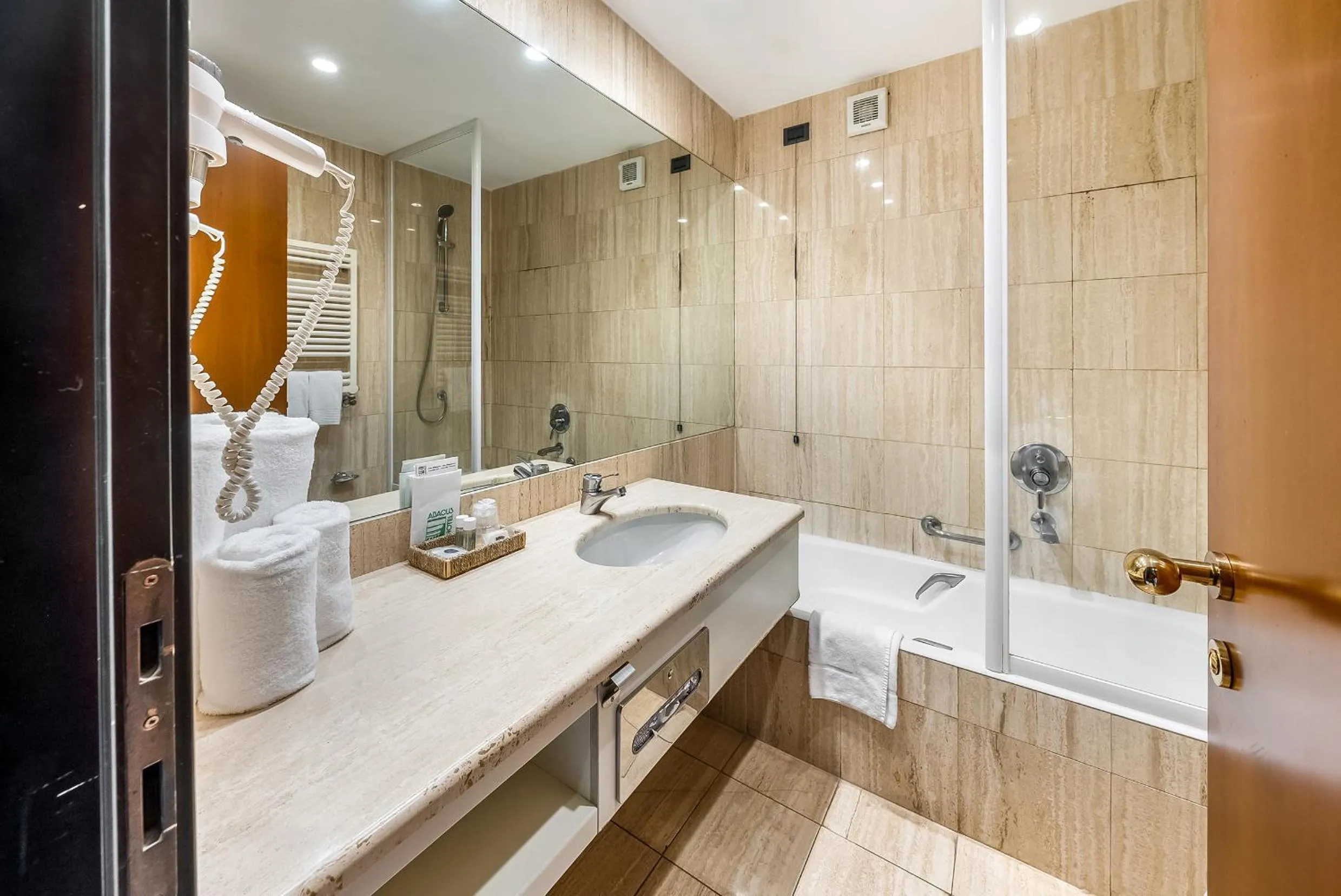 Bathroom in Abacus Hotel