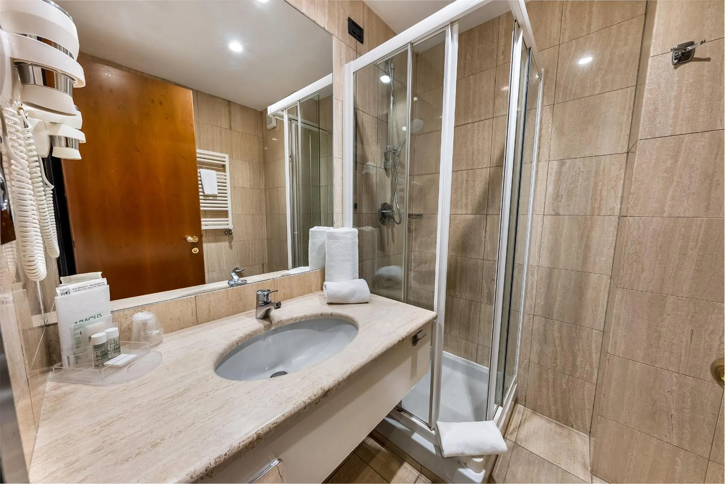 Bathroom in Abacus Hotel