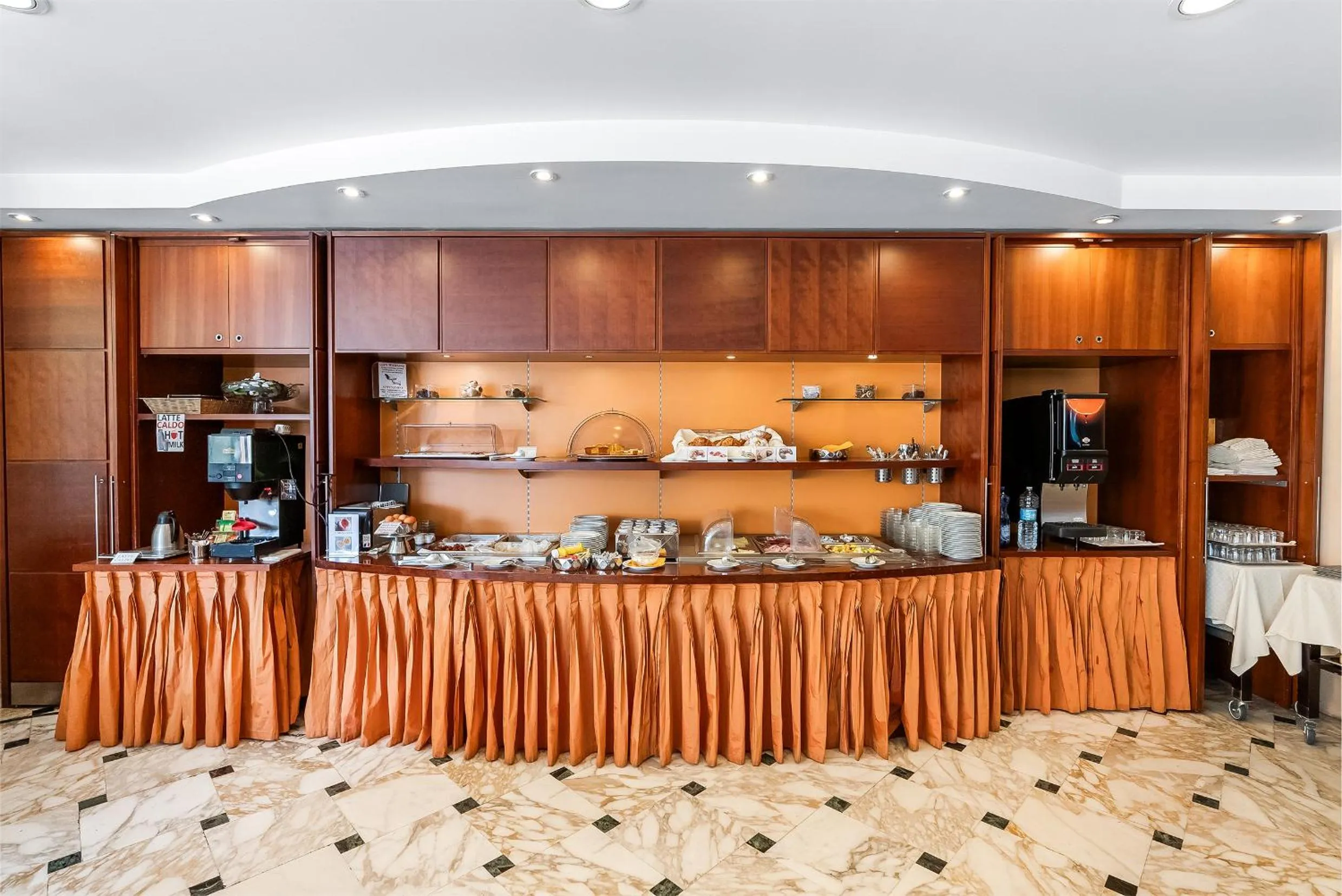 Buffet breakfast in Abacus Hotel