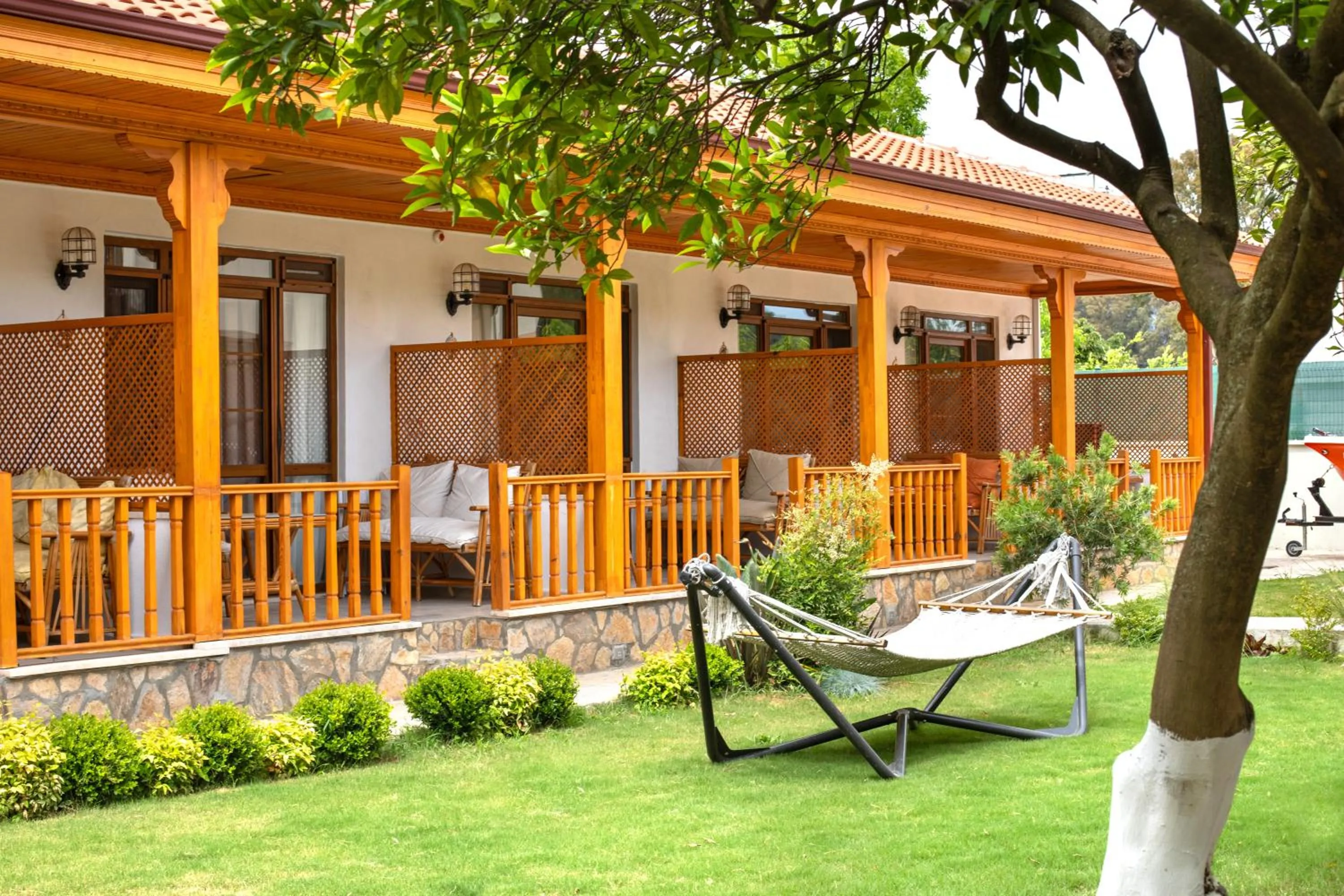 Property building in Orange Garden Hotel Akyaka