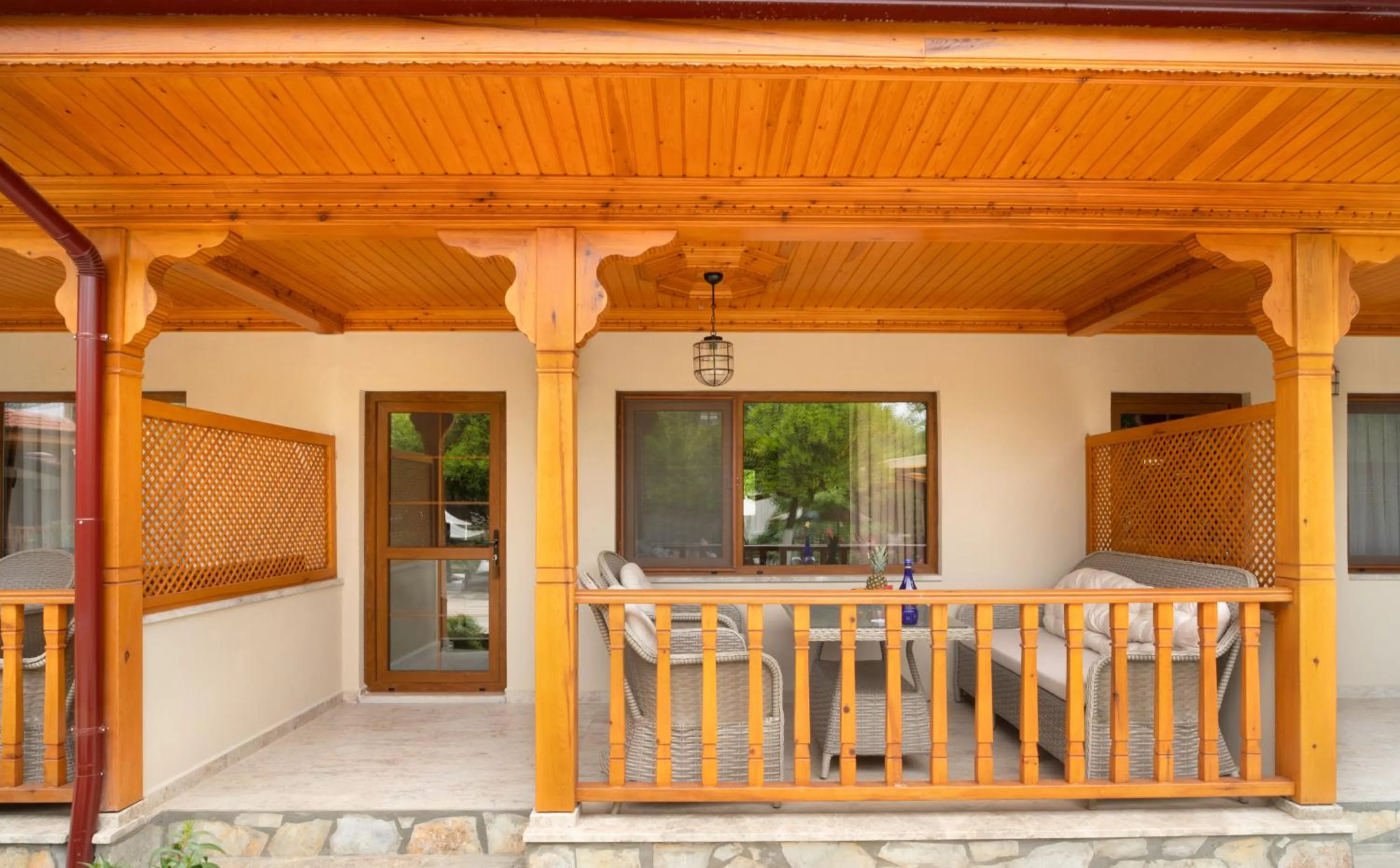 Patio in Orange Garden Hotel Akyaka