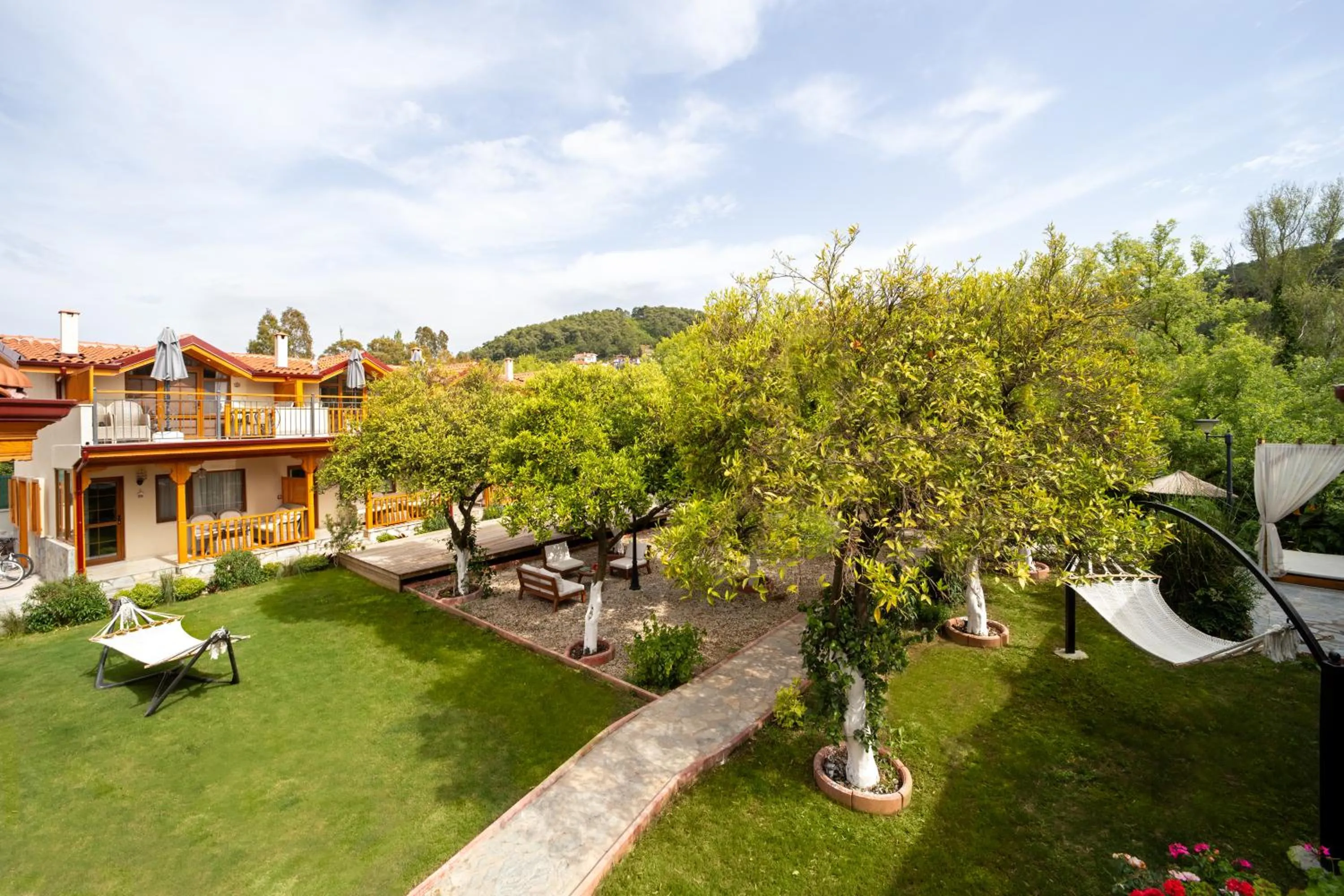 Property building in Orange Garden Hotel Akyaka